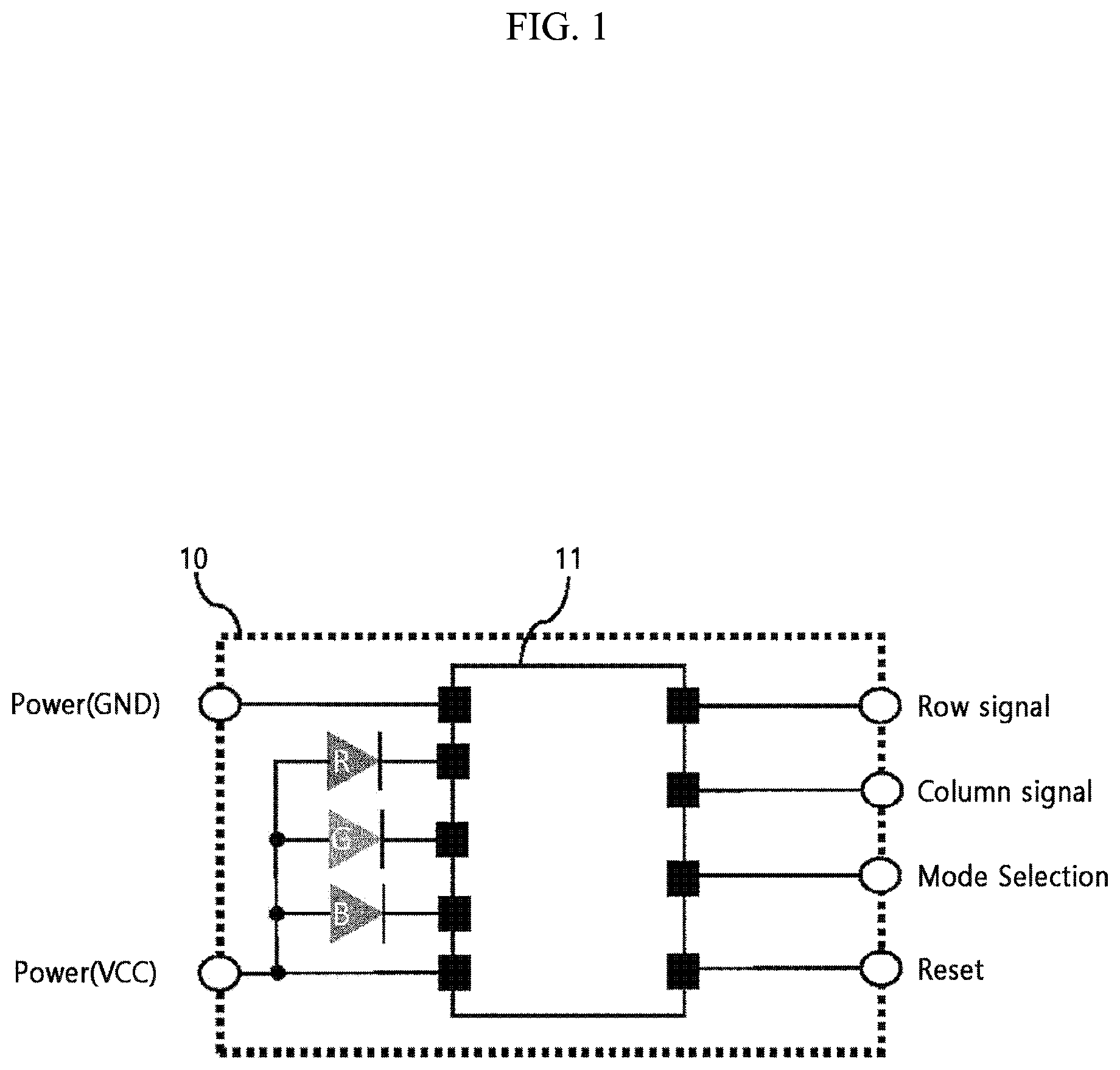Patent US12112699 Figure 1 – Pixel driving circuit having reduced number of contacts