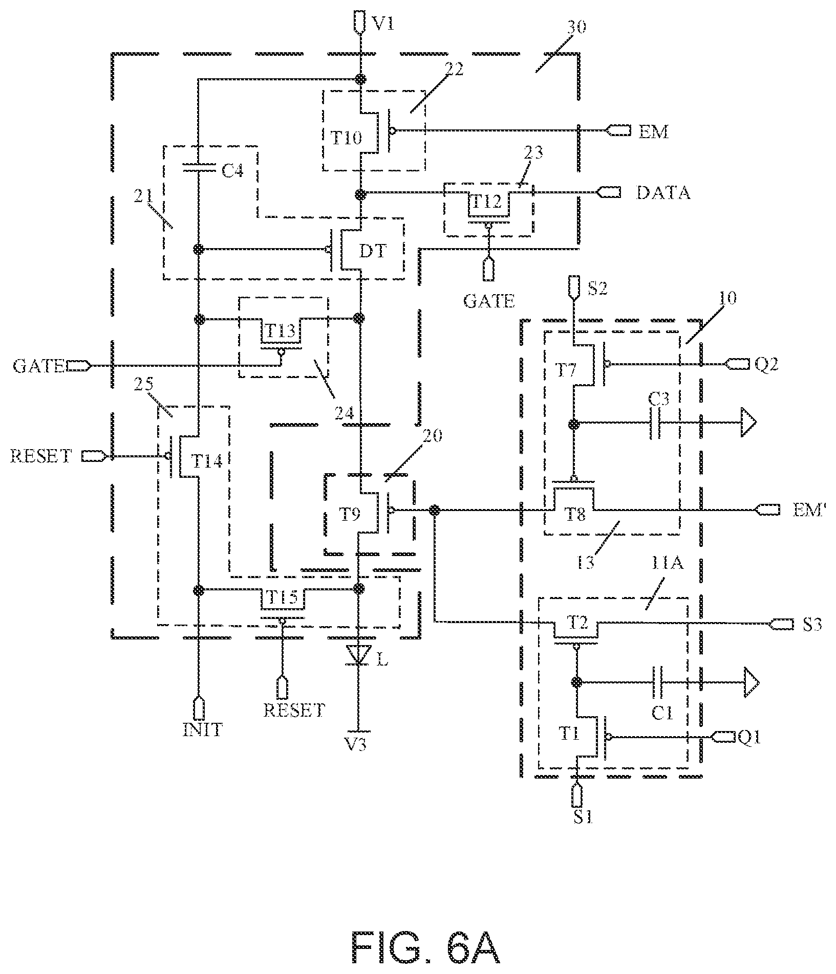 Patent US12112707 Figure 6 – Pixel circuit having control circuit for controlling a light emitting element and driving method thereof, display panel and display apparatus