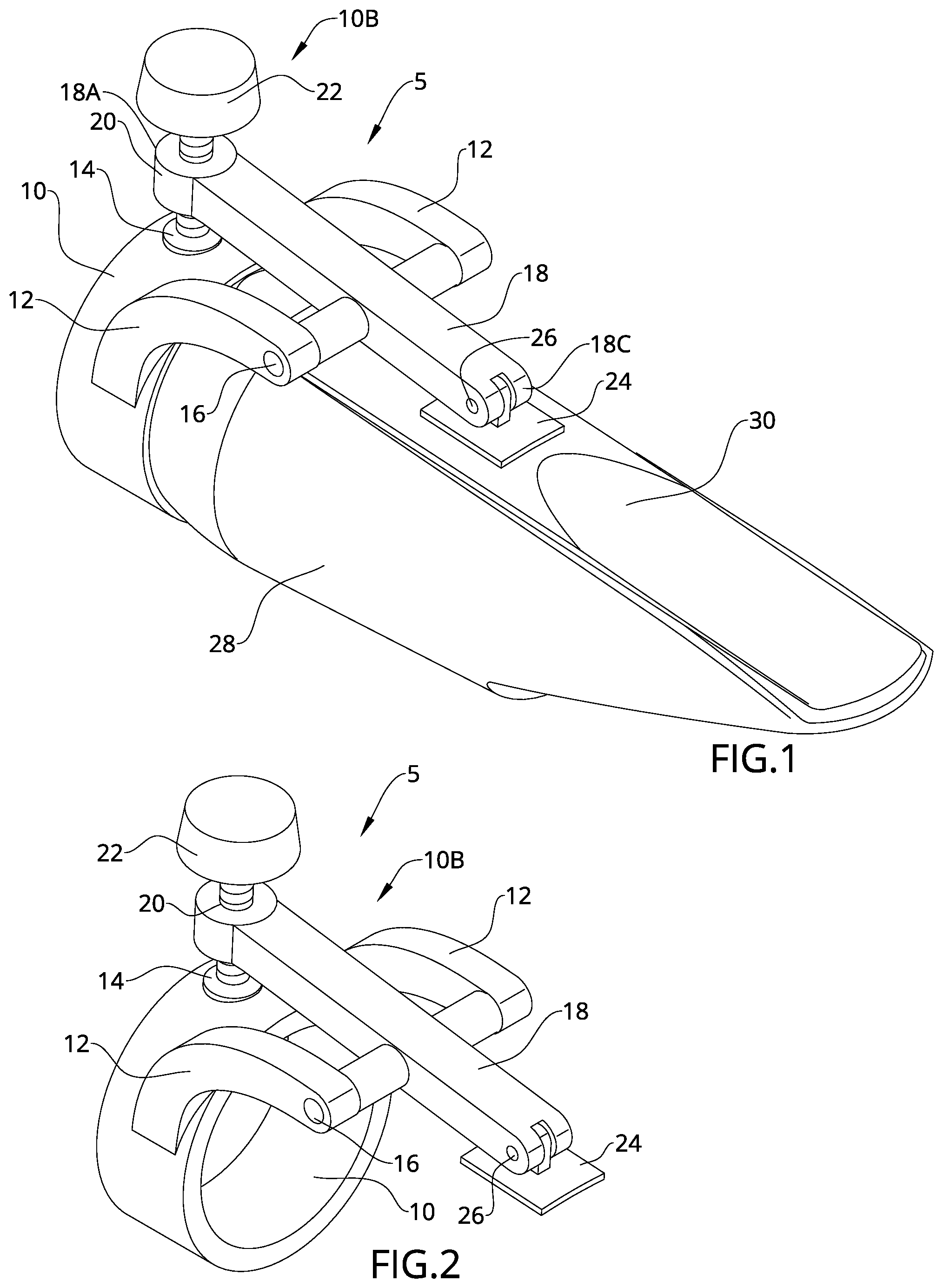 Patent US12112730 — Ligature for musical instrument — Figure 1