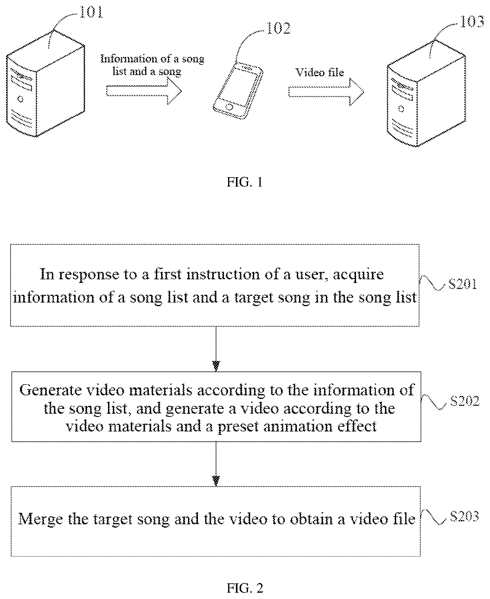 Patent US12112772 — Method and apparatus for video production, device and storage medium — Figure 1