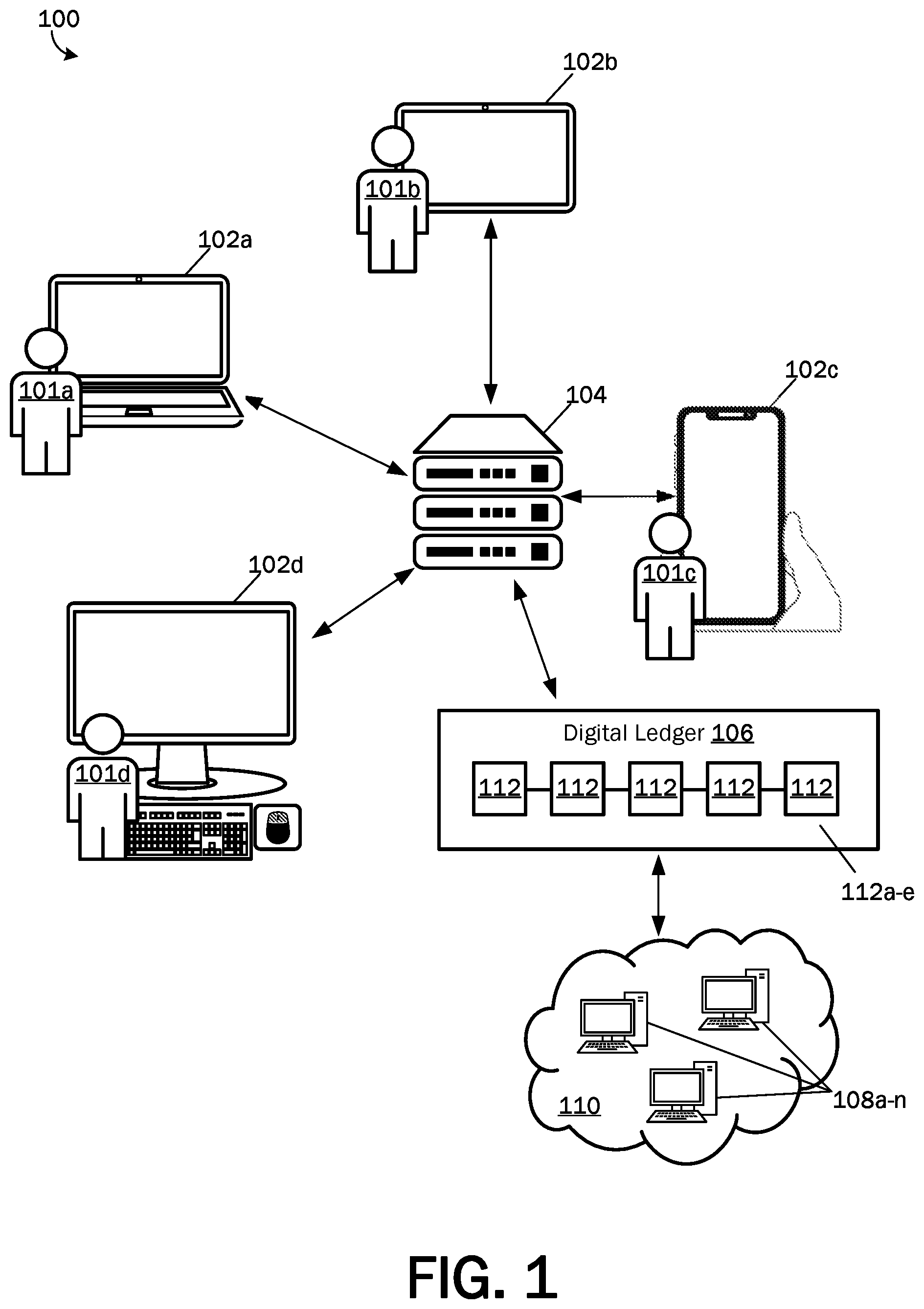 Patent US12112777 — Retroactive recording of a meeting — Figure 1