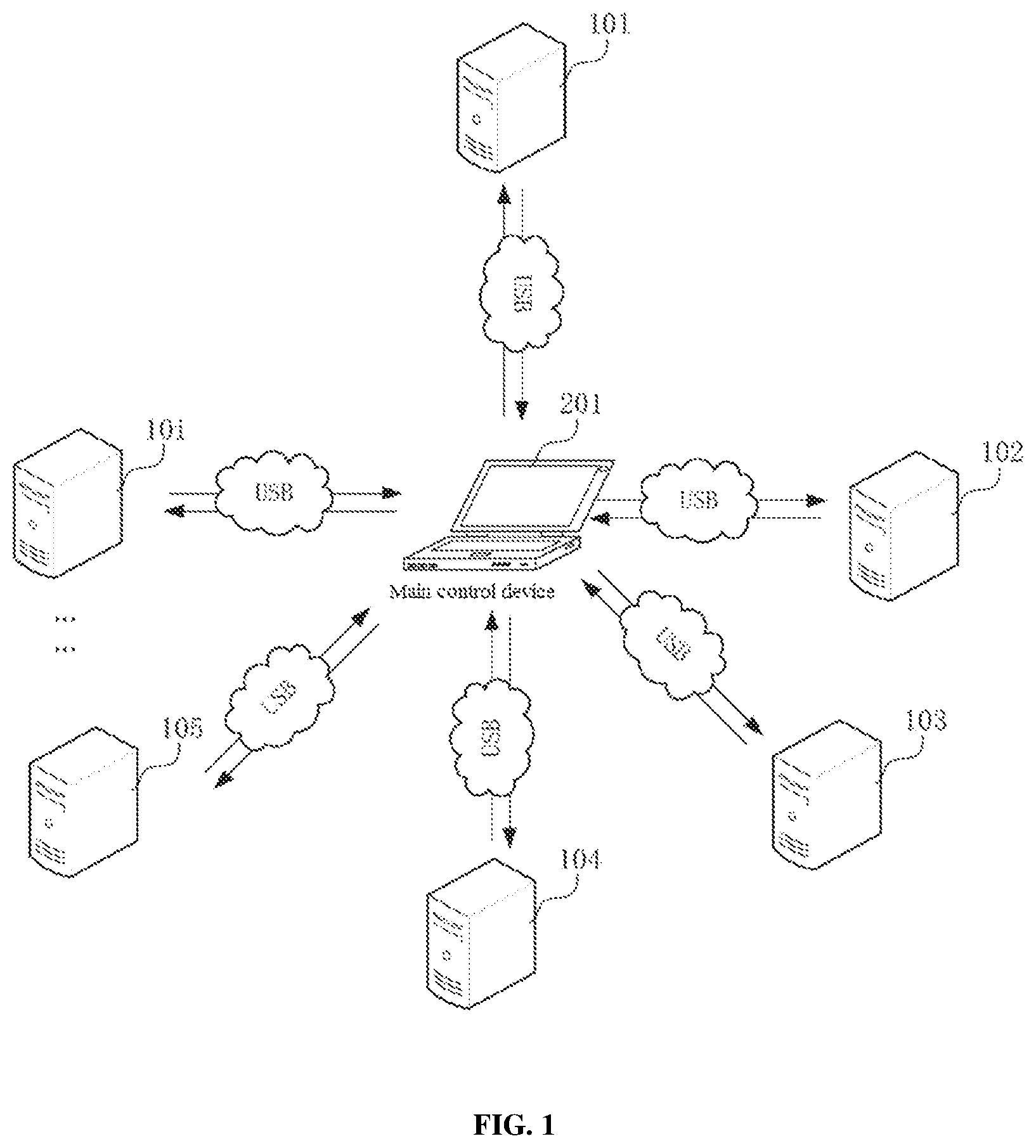 Patent US12112815 — Method and apparatus for batch testing device, related computer device and medium — Figure 1