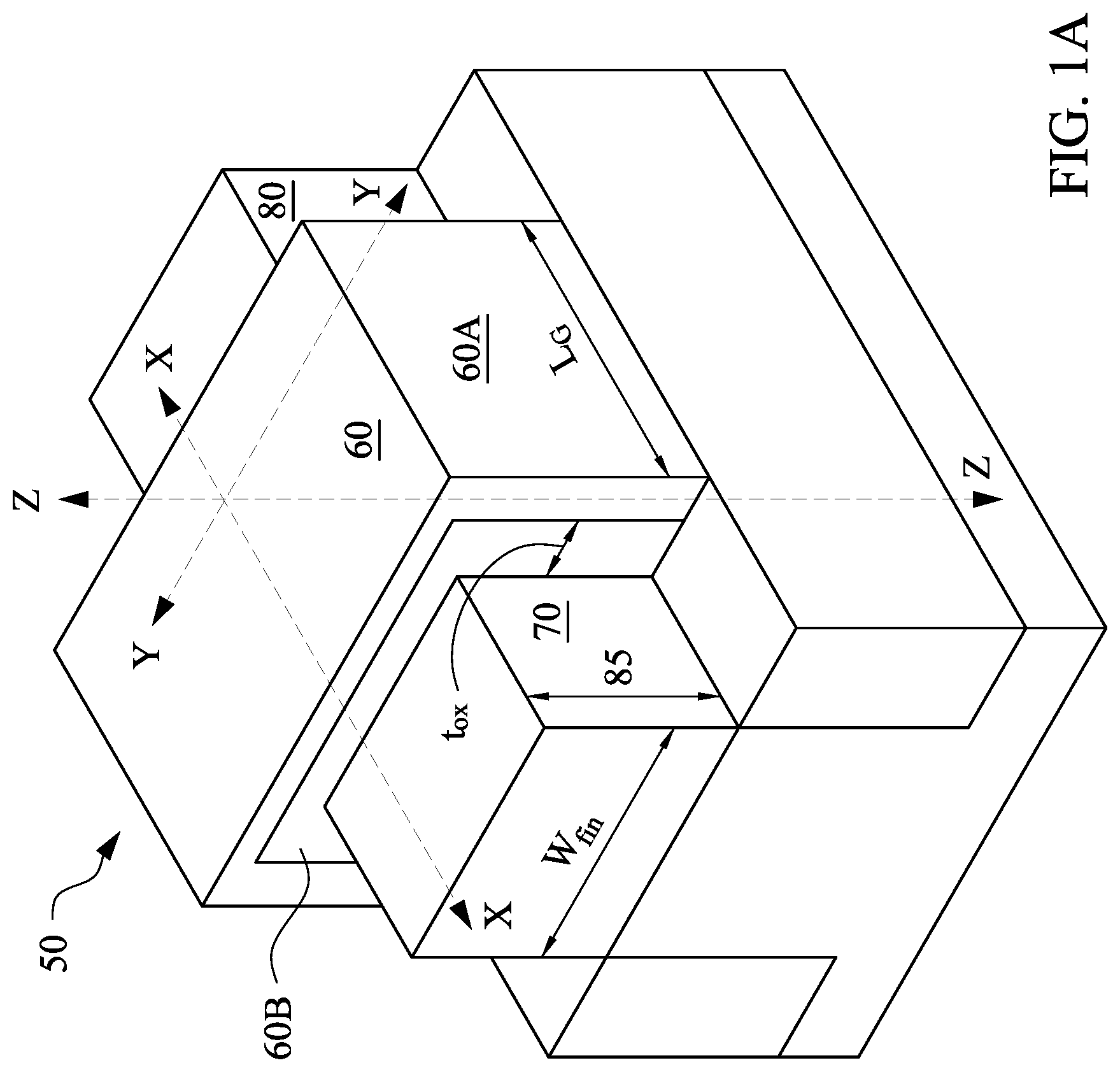 Patent US12112829 Figure 1 – Memory array circuits, memory structures, and methods for fabricating a memory array circuit