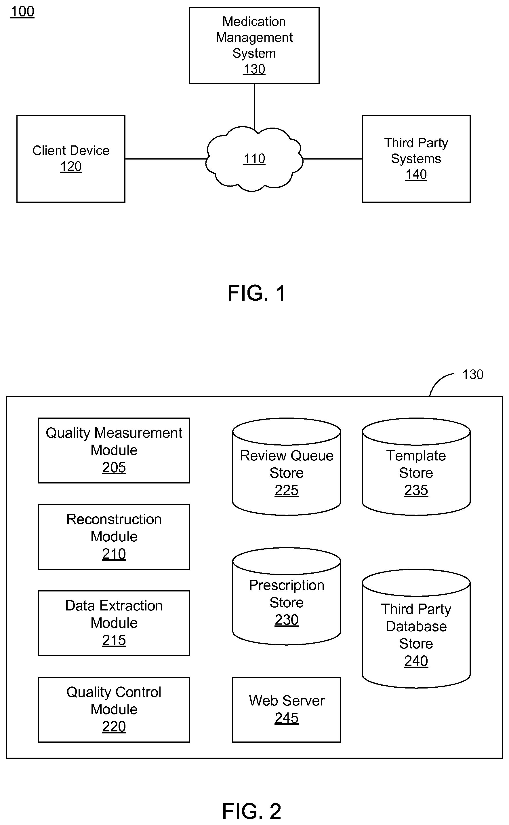 Patent US12112840 Figure 1 – Importing structured prescription records from a prescription label on a medication package