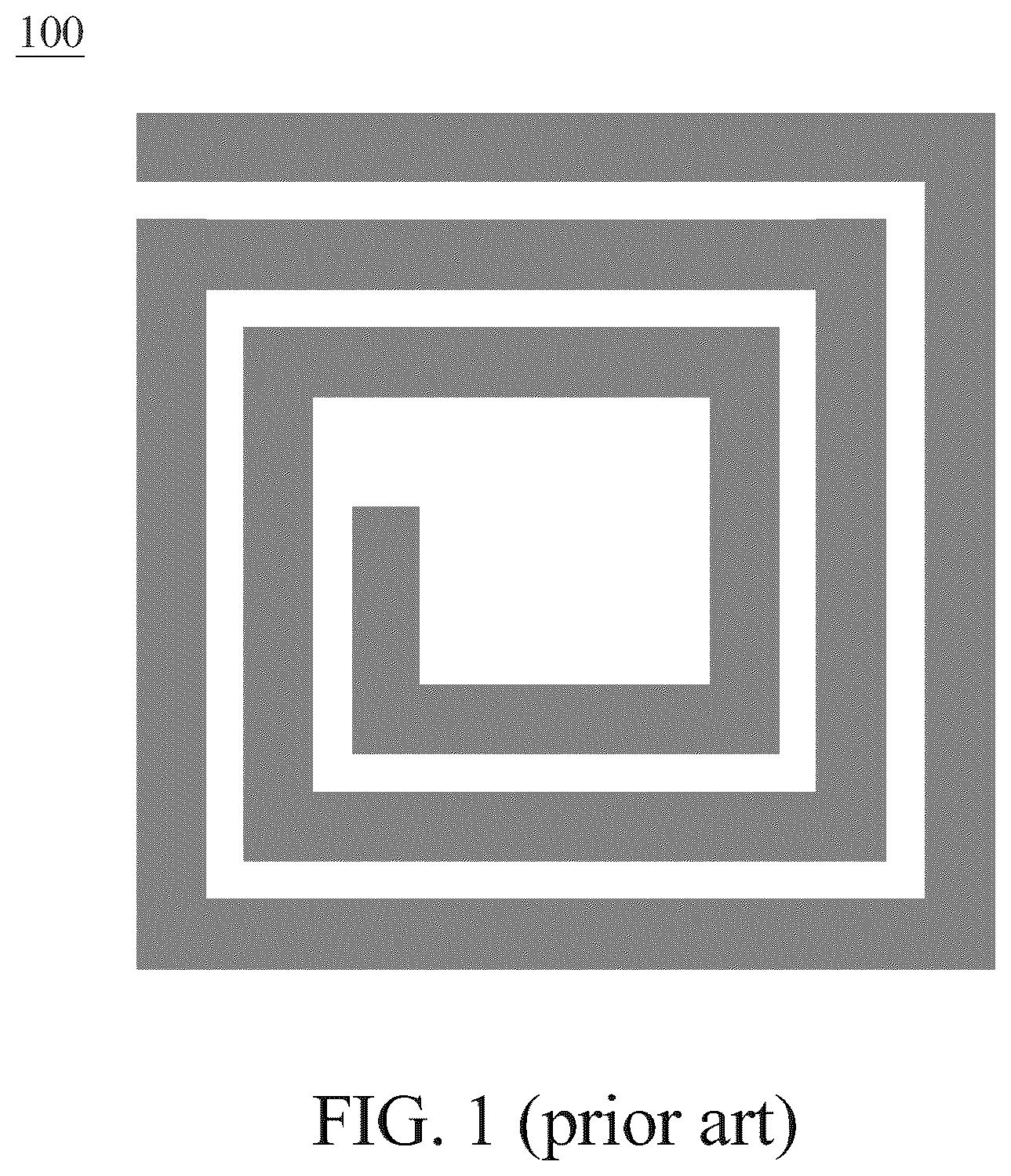 Patent US12112878 — Asymmetric spiral inductor — Figure 1