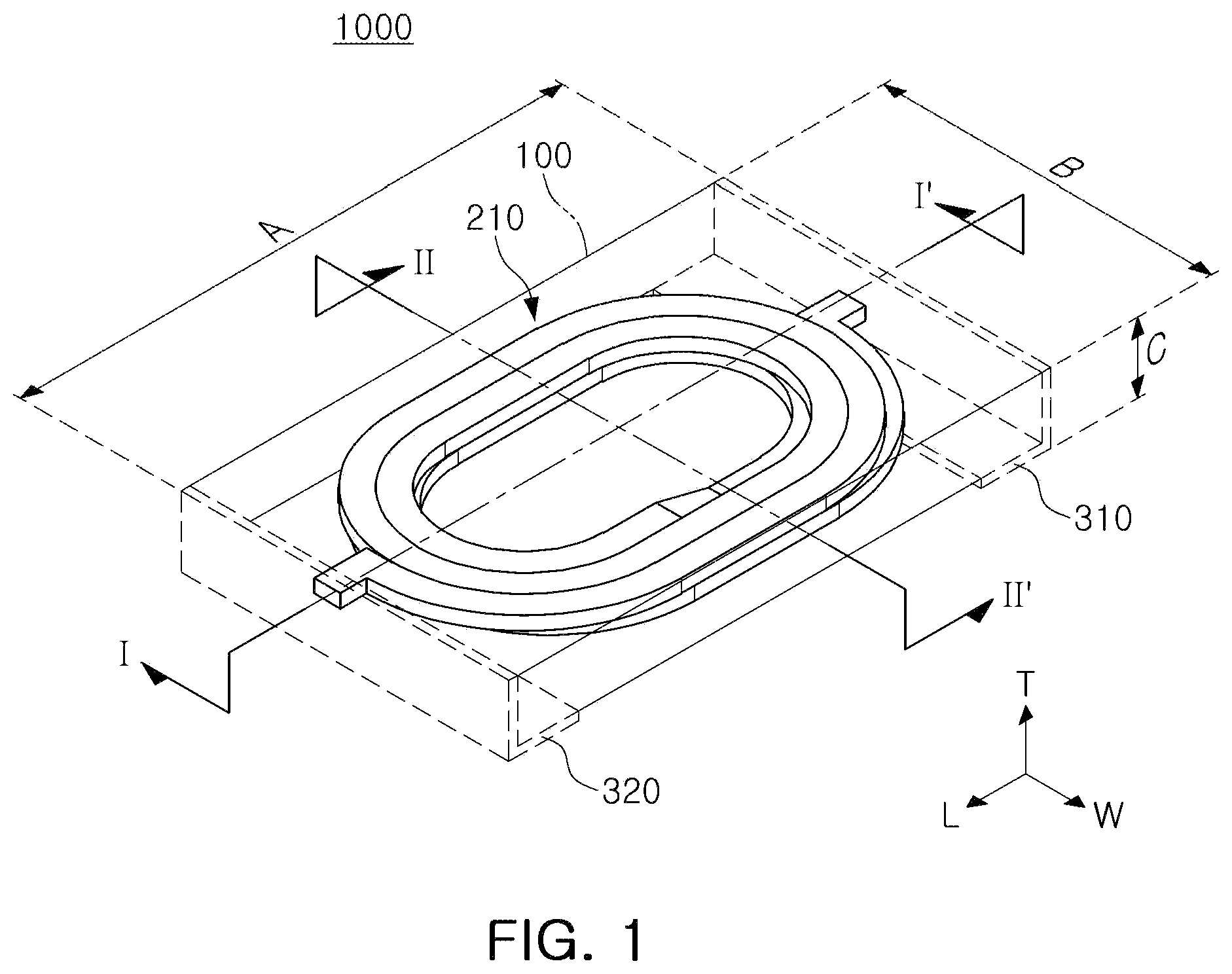 Patent US12112879 — Coil component — Figure 1