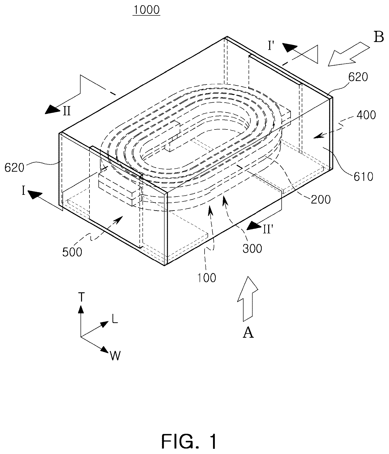 Patent US12112880 — Coil component — Figure 1