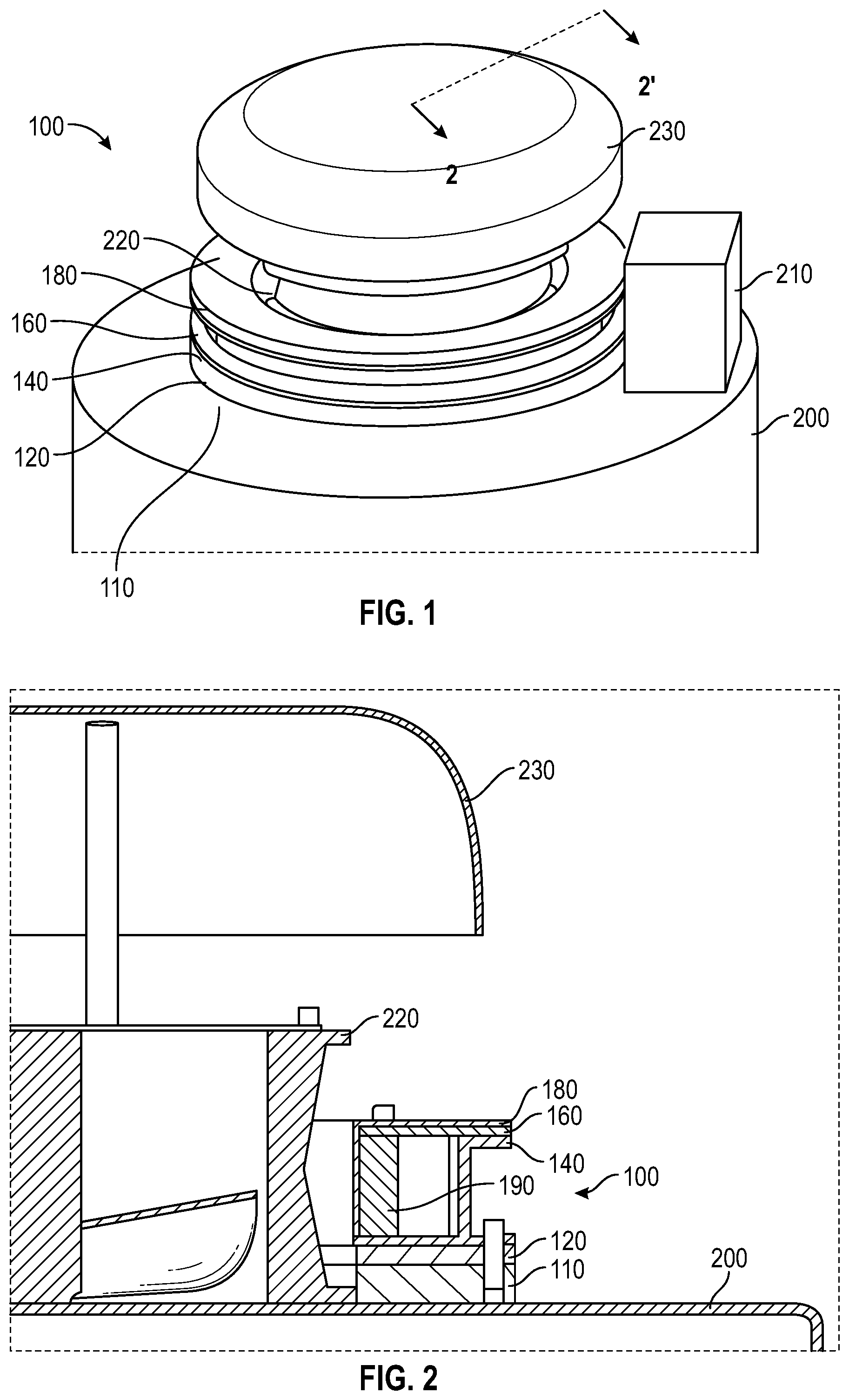 Patent US12112890 — Top magnets for decreased non-uniformity in PVD — Figure 1