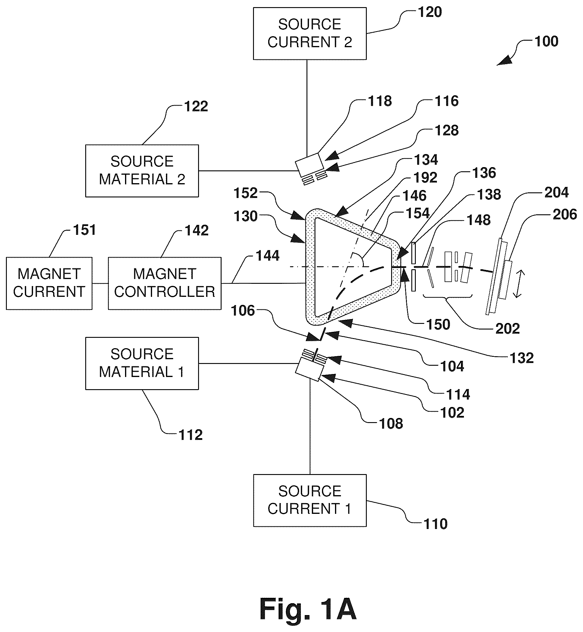 Patent US12112918 — Dual source injector with switchable analyzing magnet — Figure 1