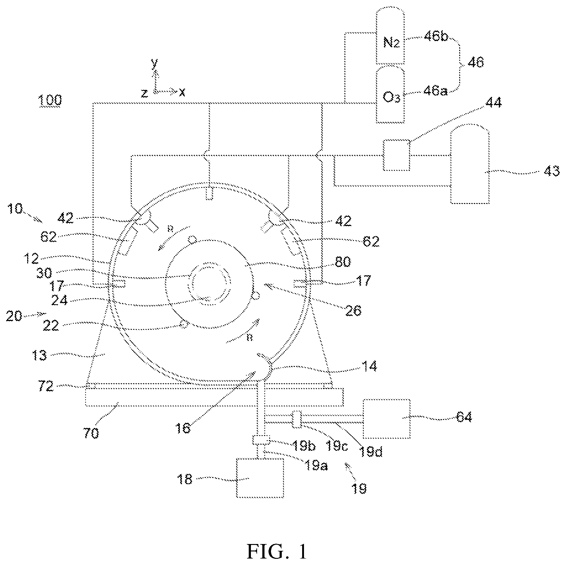 Patent US12112958 — Wafer processing system — Figure 1