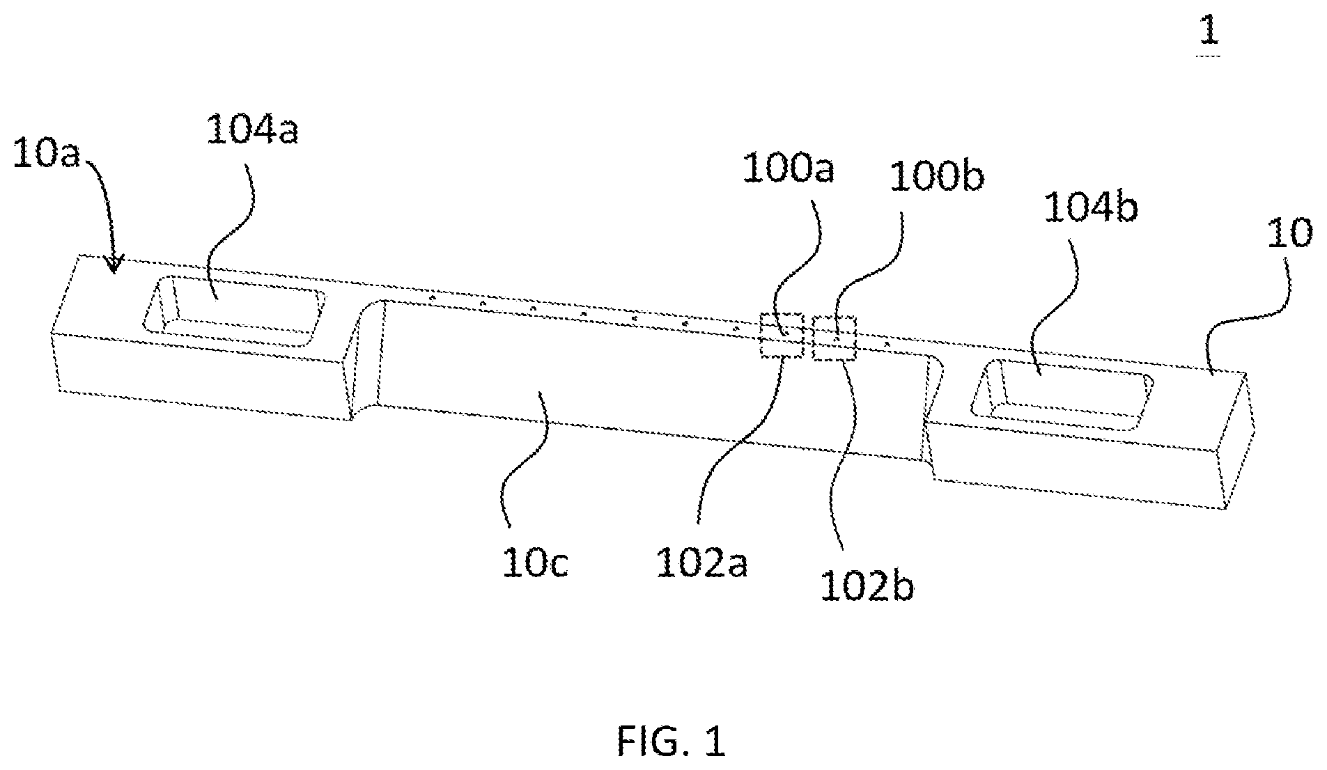 Patent US12112964 — Chip carrier, chip testing module, and chip handling module — Figure 1