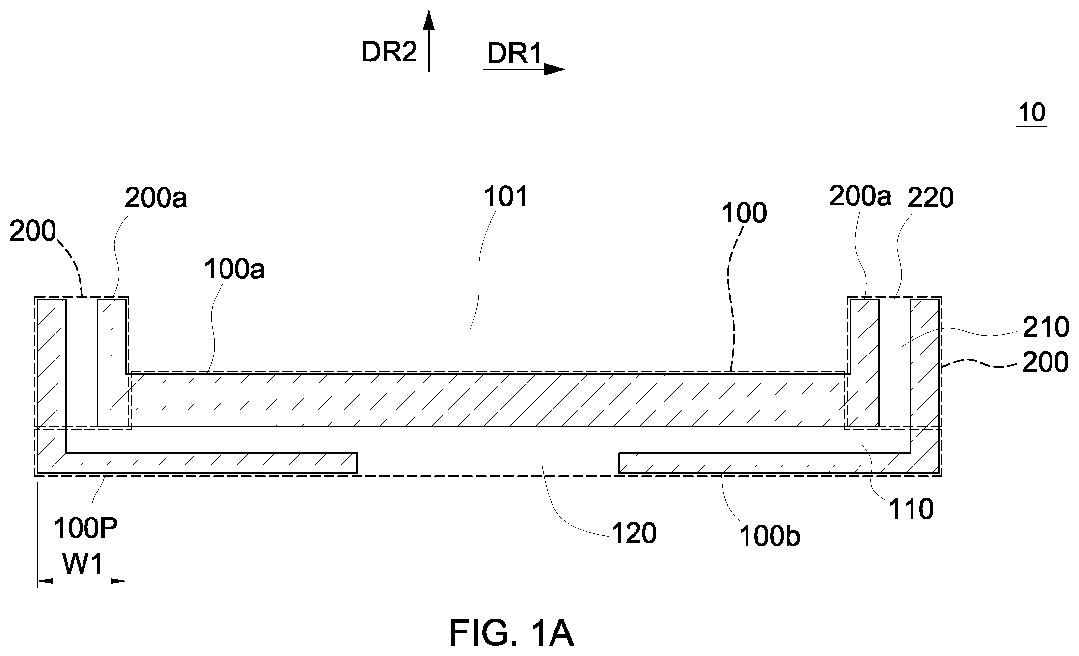 Patent US12112965 — Wafer supporting mechanism and method for wafer dicing — Figure 1