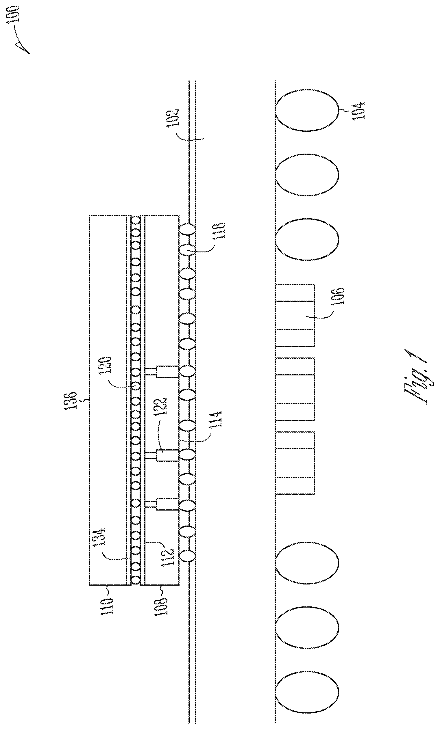 Patent US12112997 Figure 1 – Micro through-silicon via for transistor density scaling