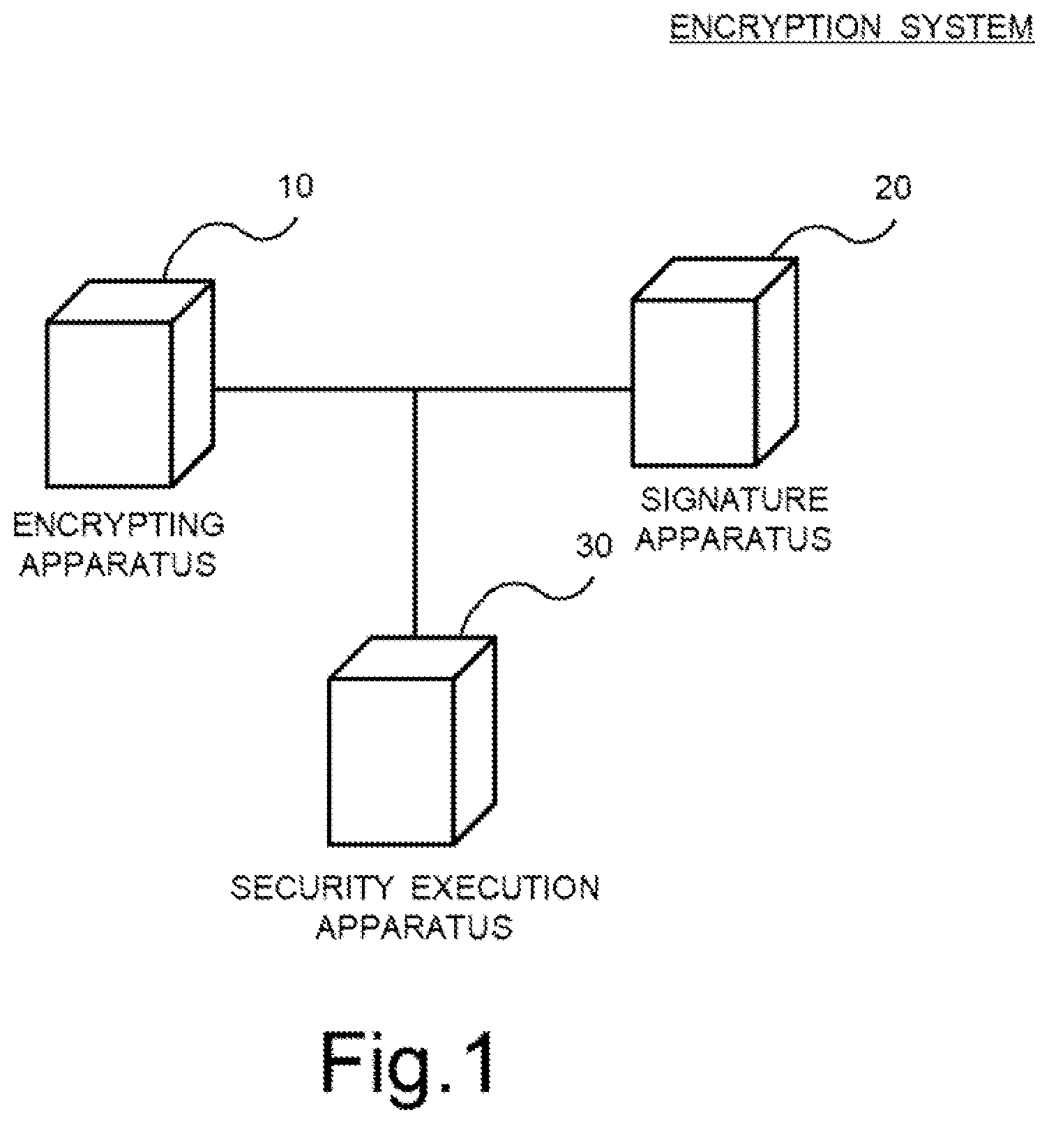 Patent US12120229 Figure 1 – Encryption system, function value calculation method, and program