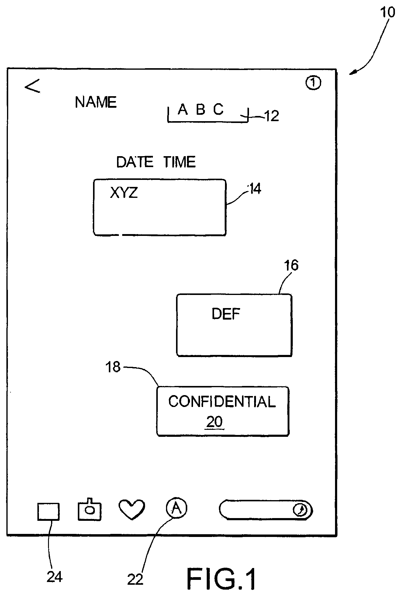 Patent US12120232 — Secure communication tool for use alongside non-secure communications — Figure 1