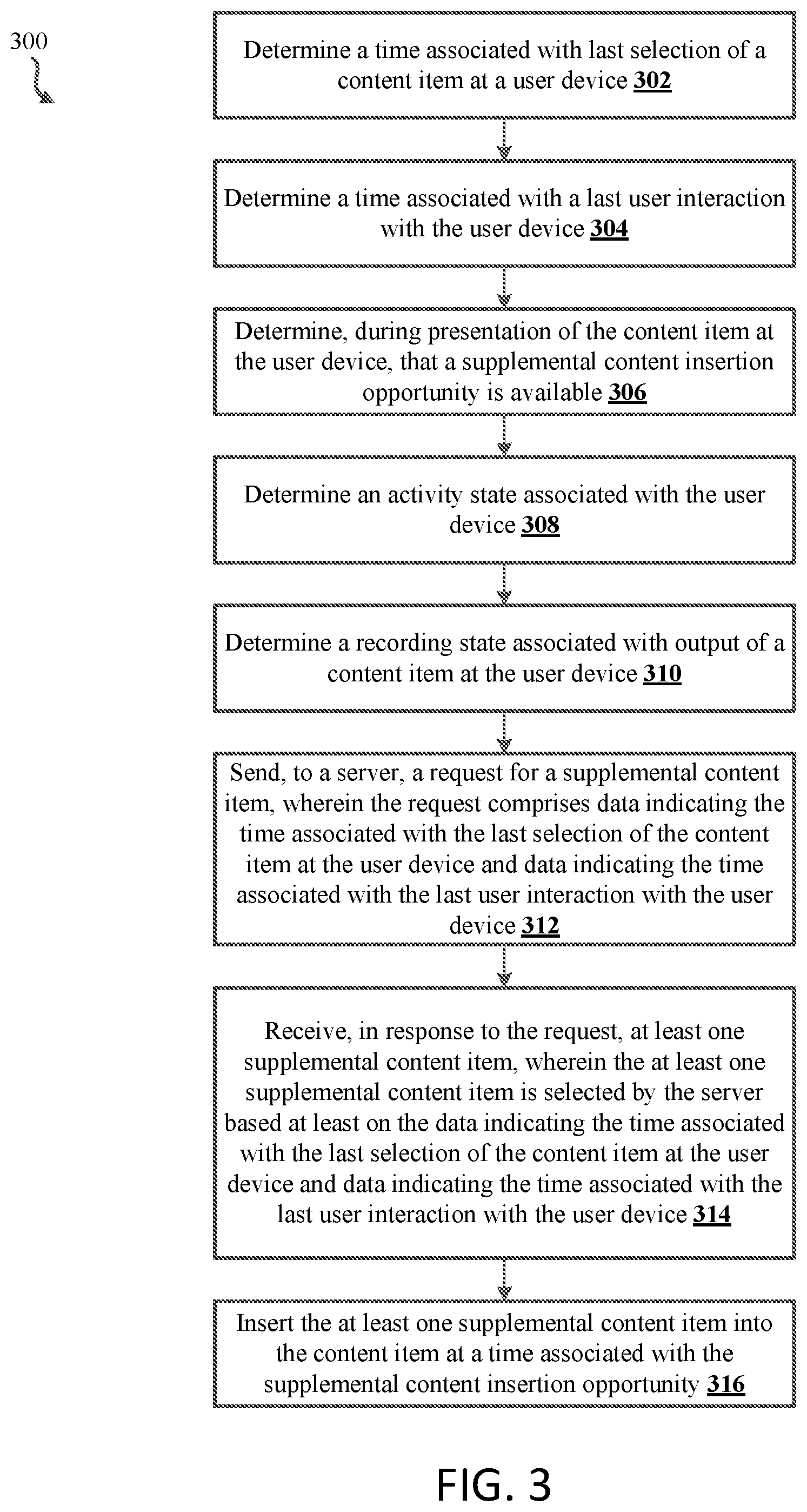 Patent US12120363 Figure 3 – Systems, methods, and devices for selecting supplemental content