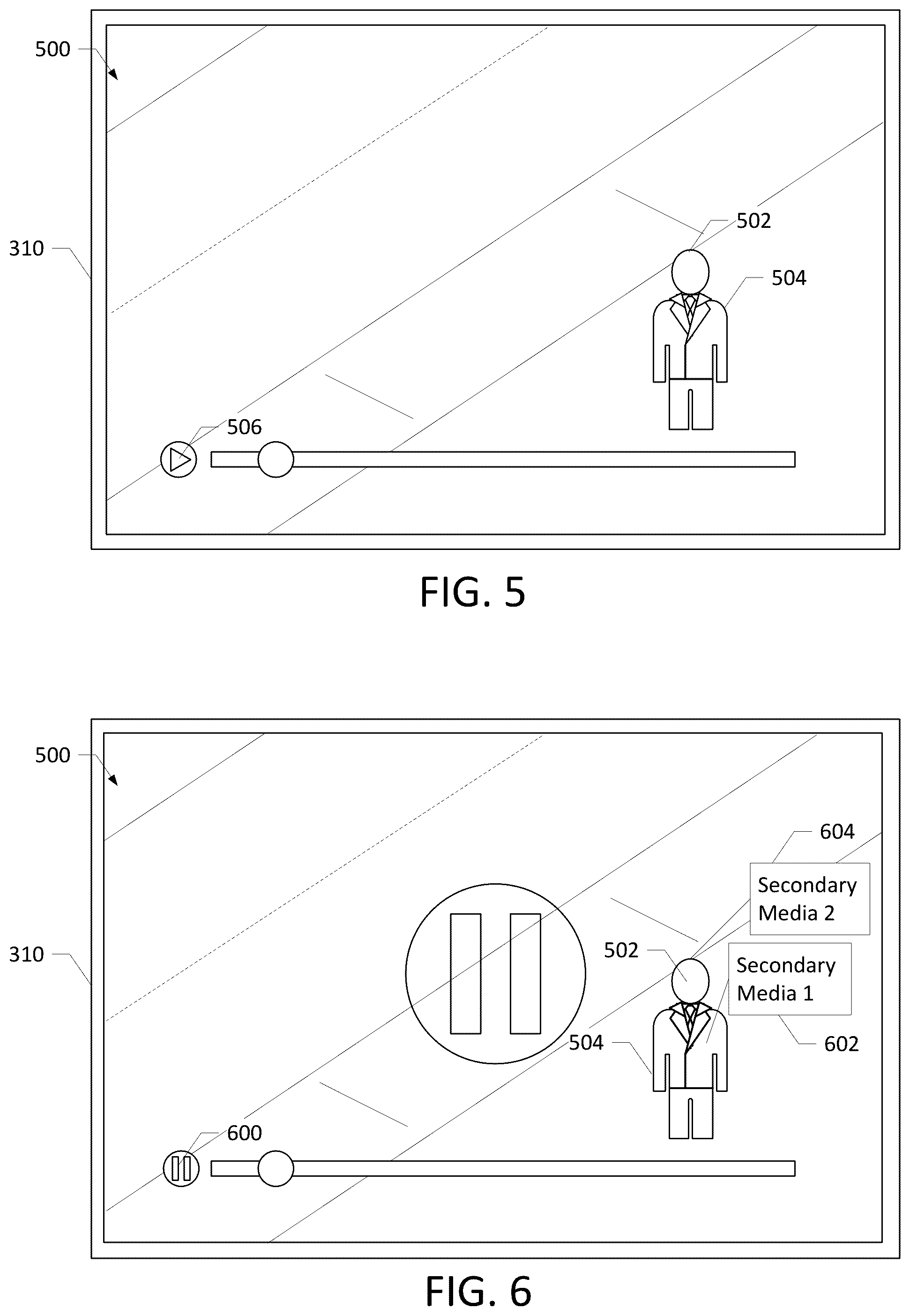 Patent US12120402 Figure 5 – Secondary media insertion systems, methods, and apparatuses