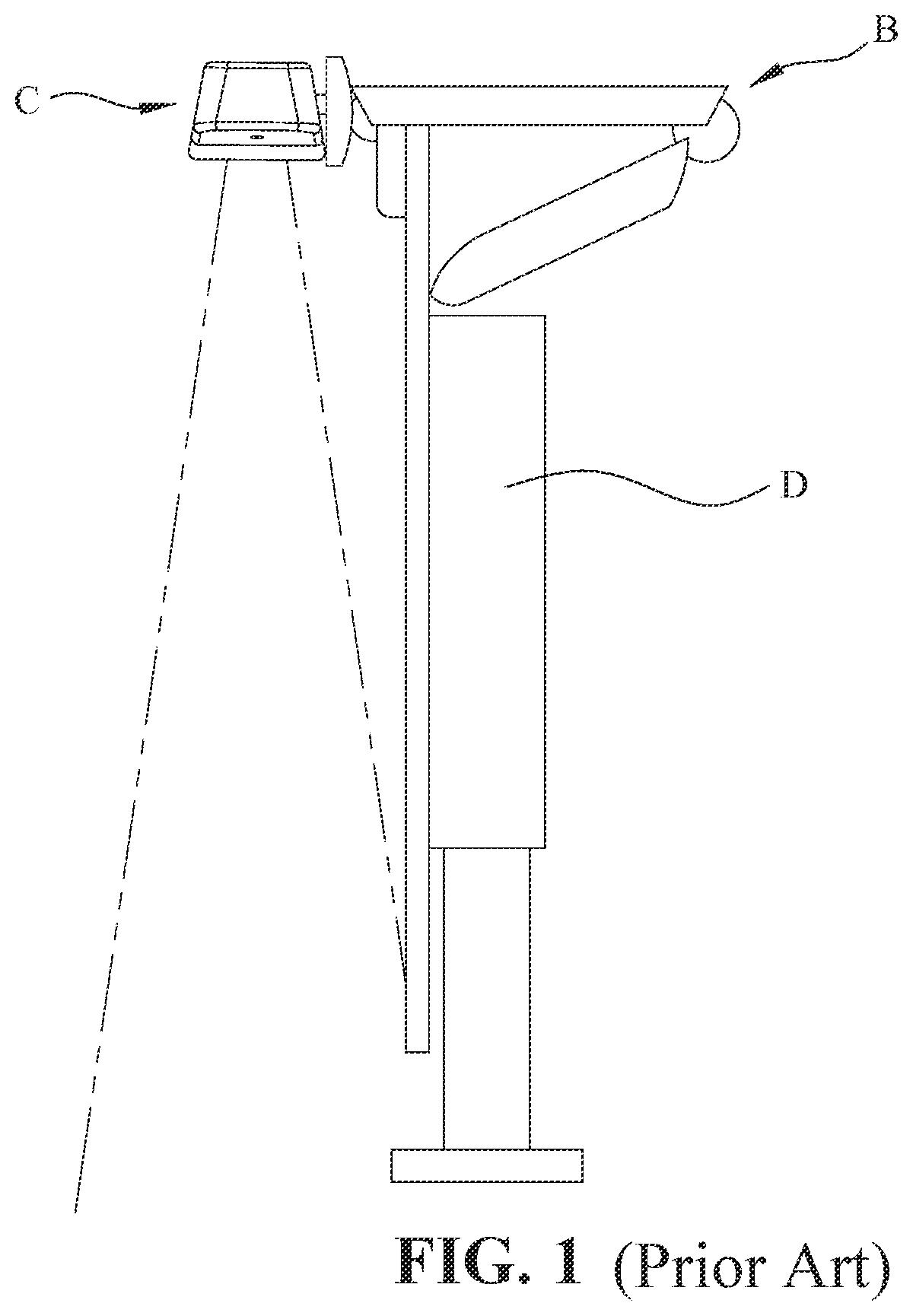 Patent US12120411 — Mount for webcam — Figure 1