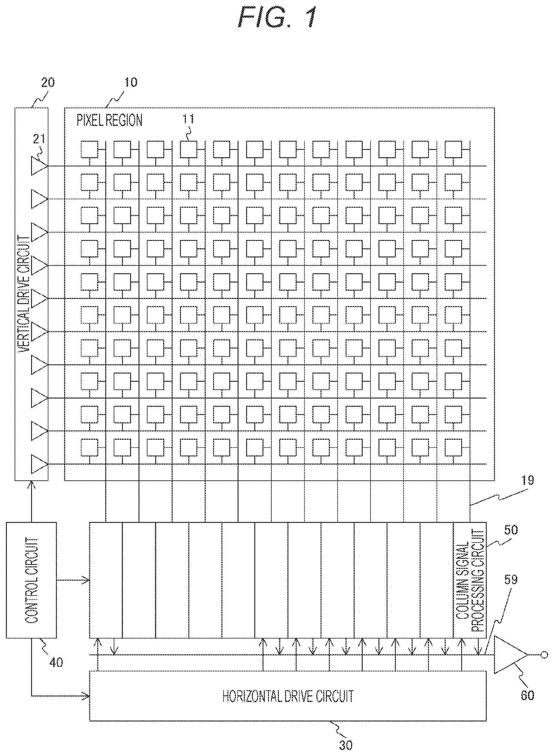 Patent US12120442 — Driver circuit and imaging device — Figure 1