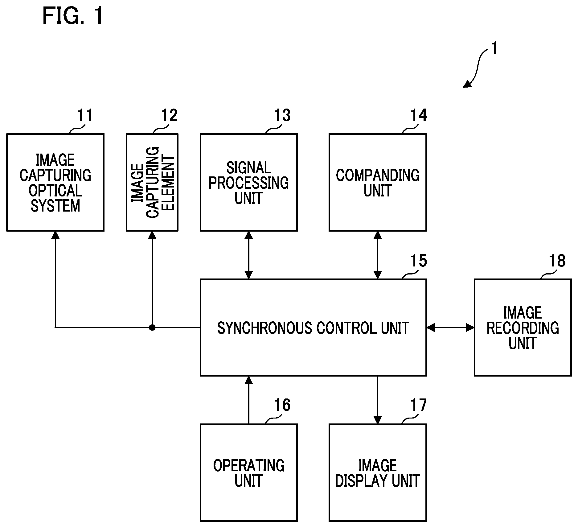 Patent US12120444 — Image capturing apparatus and control method therefor — Figure 1