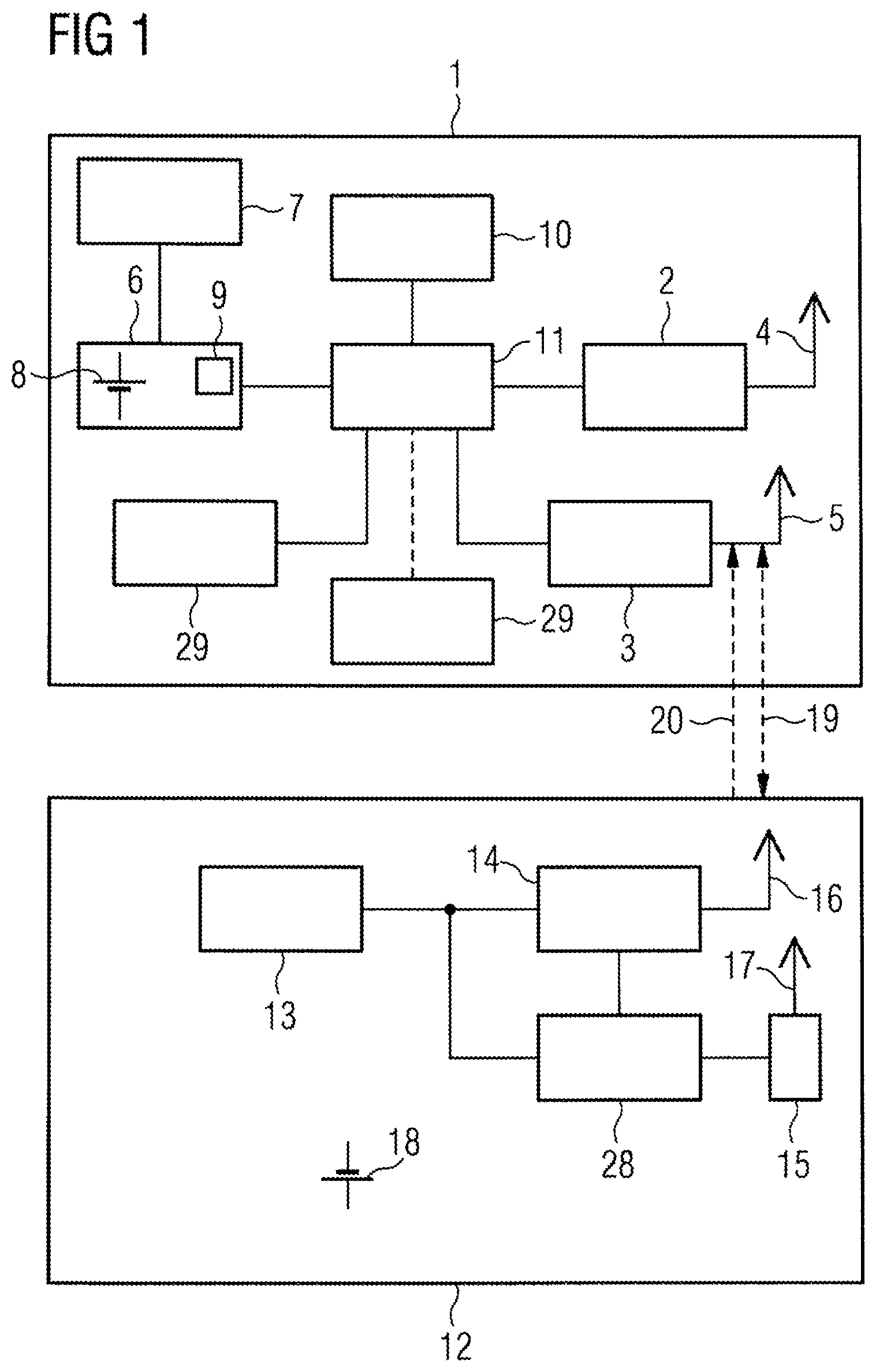 Patent US12120475 — Remote sensor and method for communication with a remote sensor — Figure 1