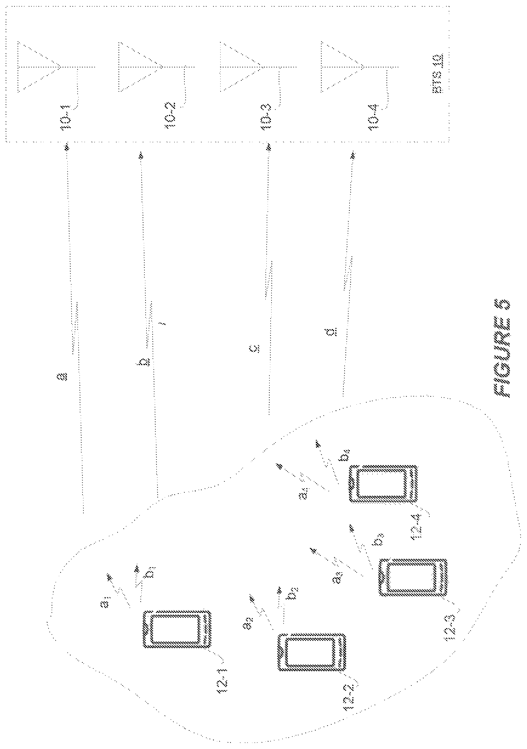 Patent US12120599 Figure 5 – Conveying information via auxiliary device selection