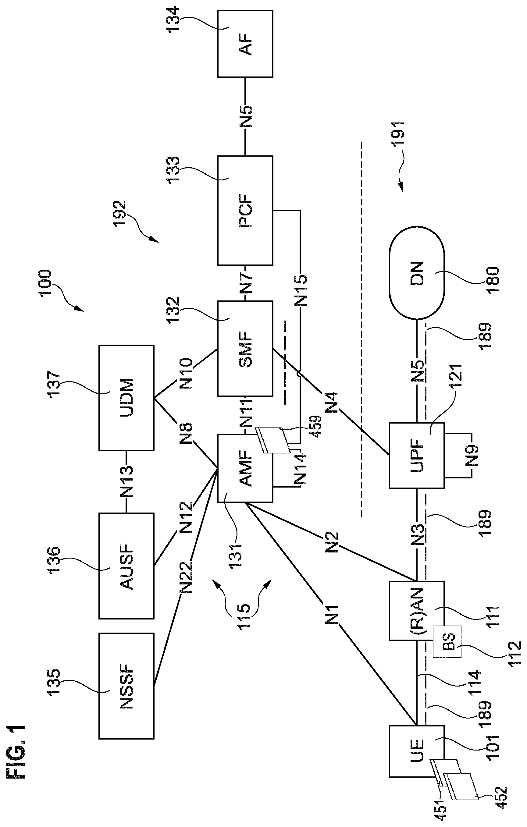 Patent US12120637 — Communication gaps for paging of multi-subscriber identity wireless communication devices — Figure 1