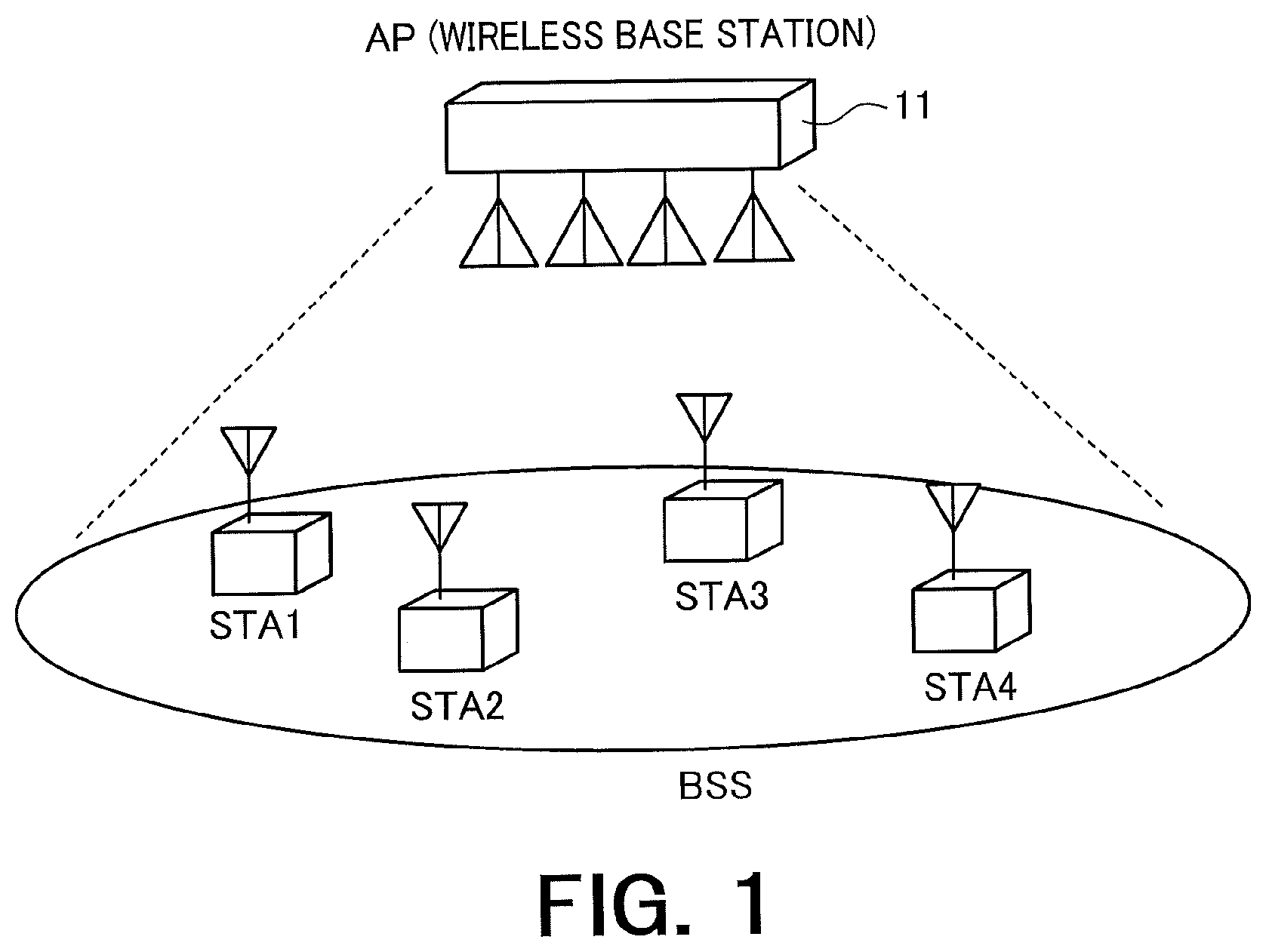 Patent US12120743 — Wireless communication device — Figure 1