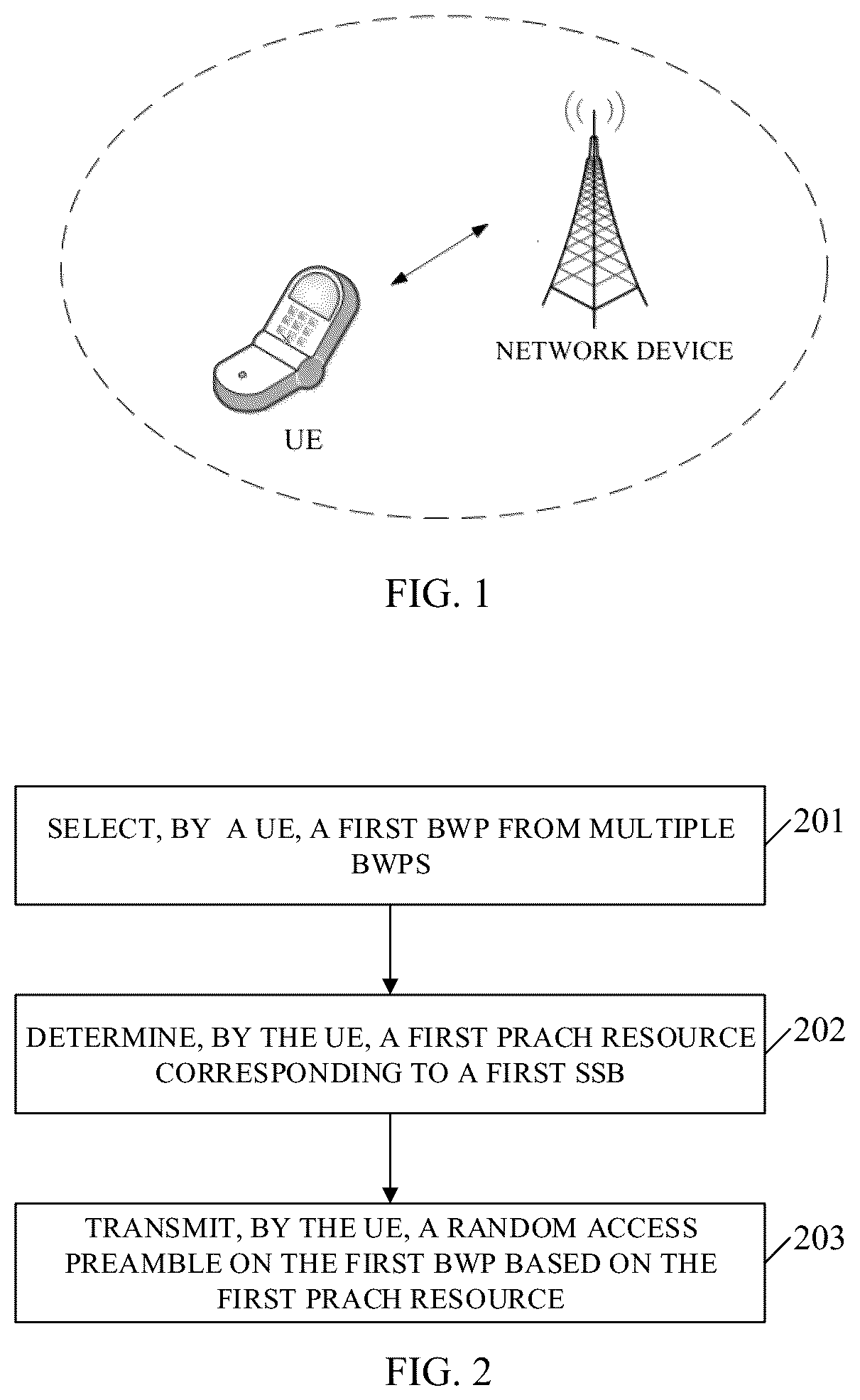 Patent US12120751 — Random access method, user equipment, and storage medium — Figure 1