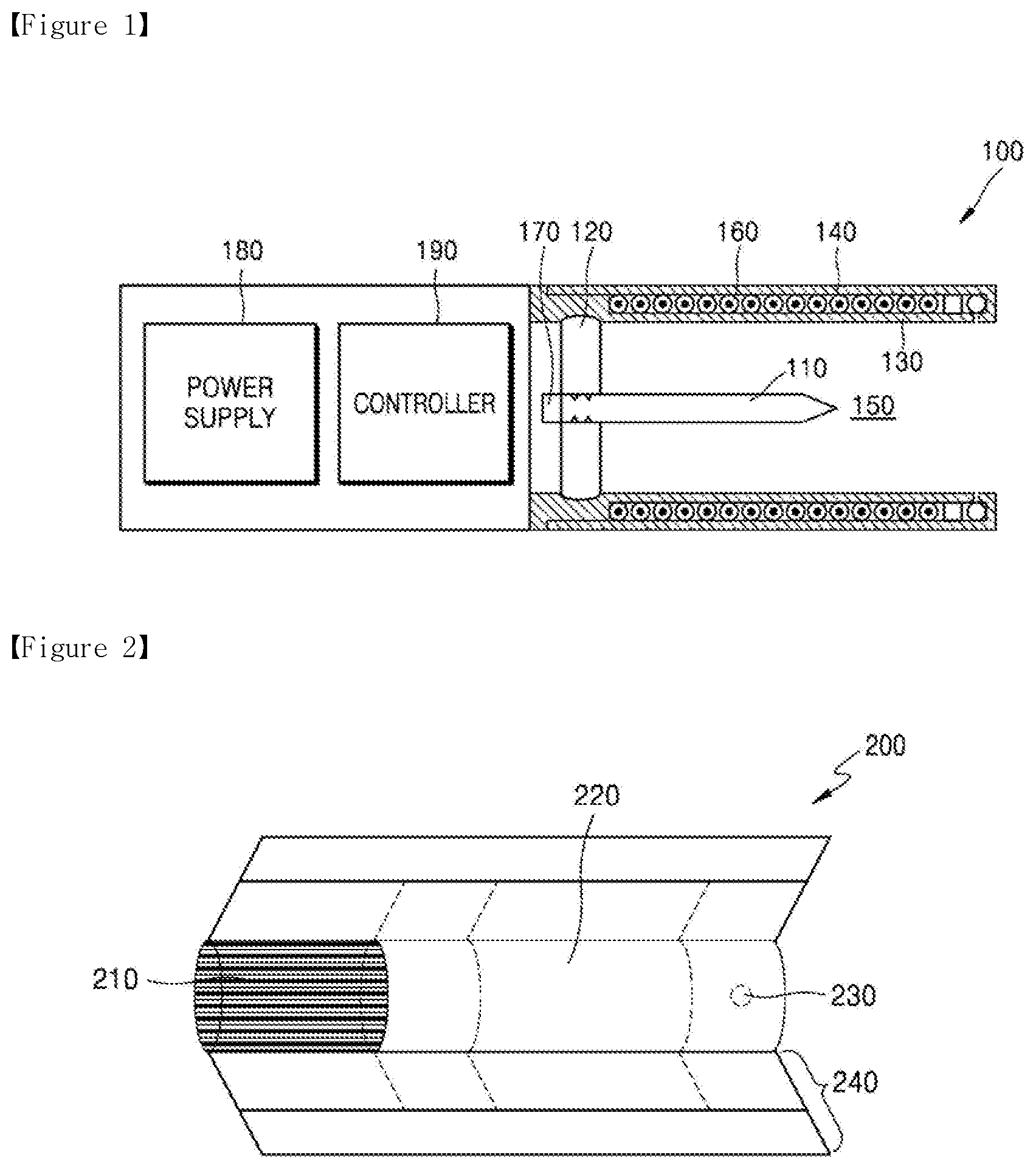 Patent US12120755 — Aerosol generating device with inductive coil surrounding an inner wall with a body heated by the coil and system using the same and method of manufacturing thereof — Figure 1