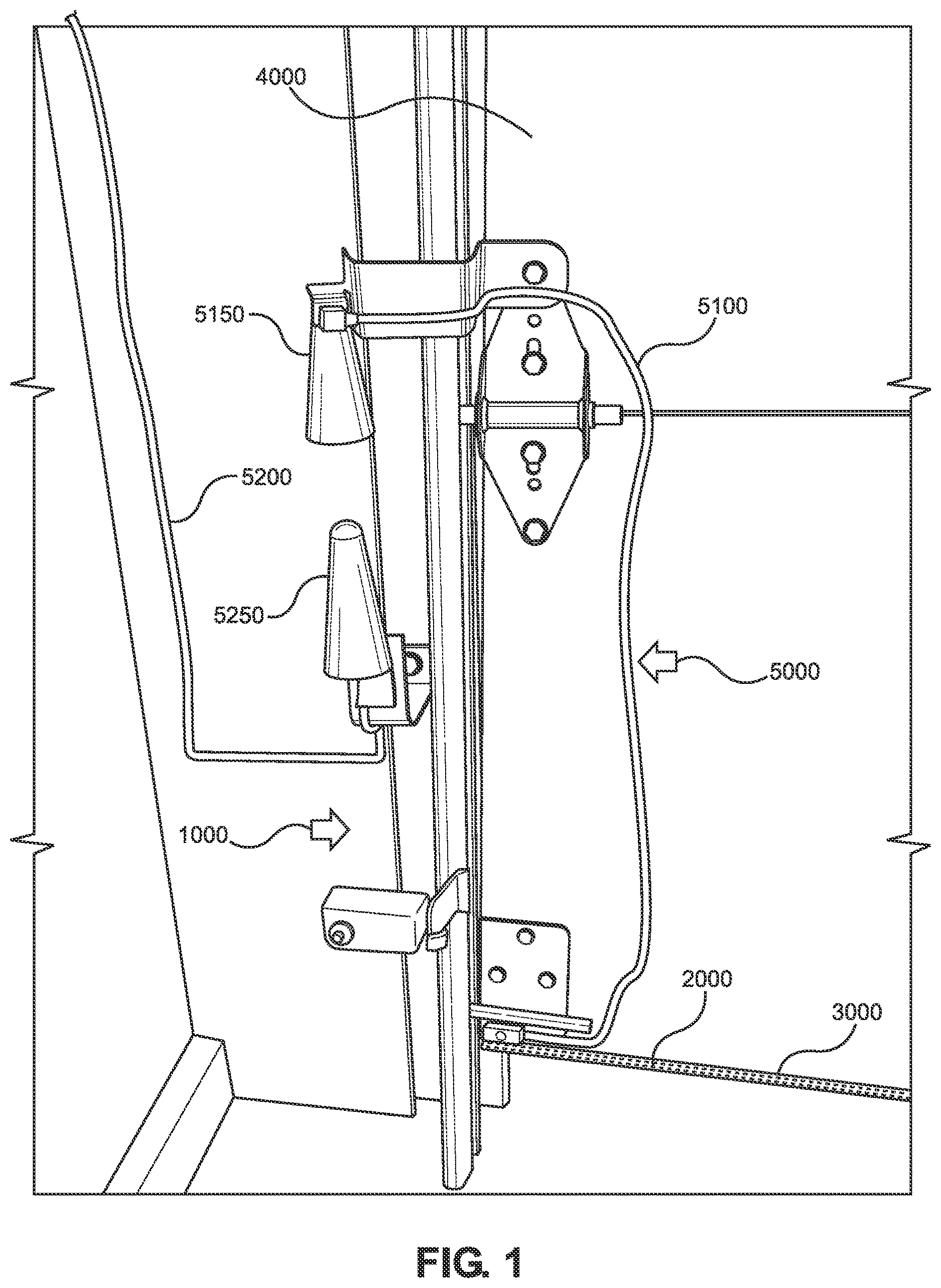 Patent US12120784 — Garage door threshold warmer — Figure 1