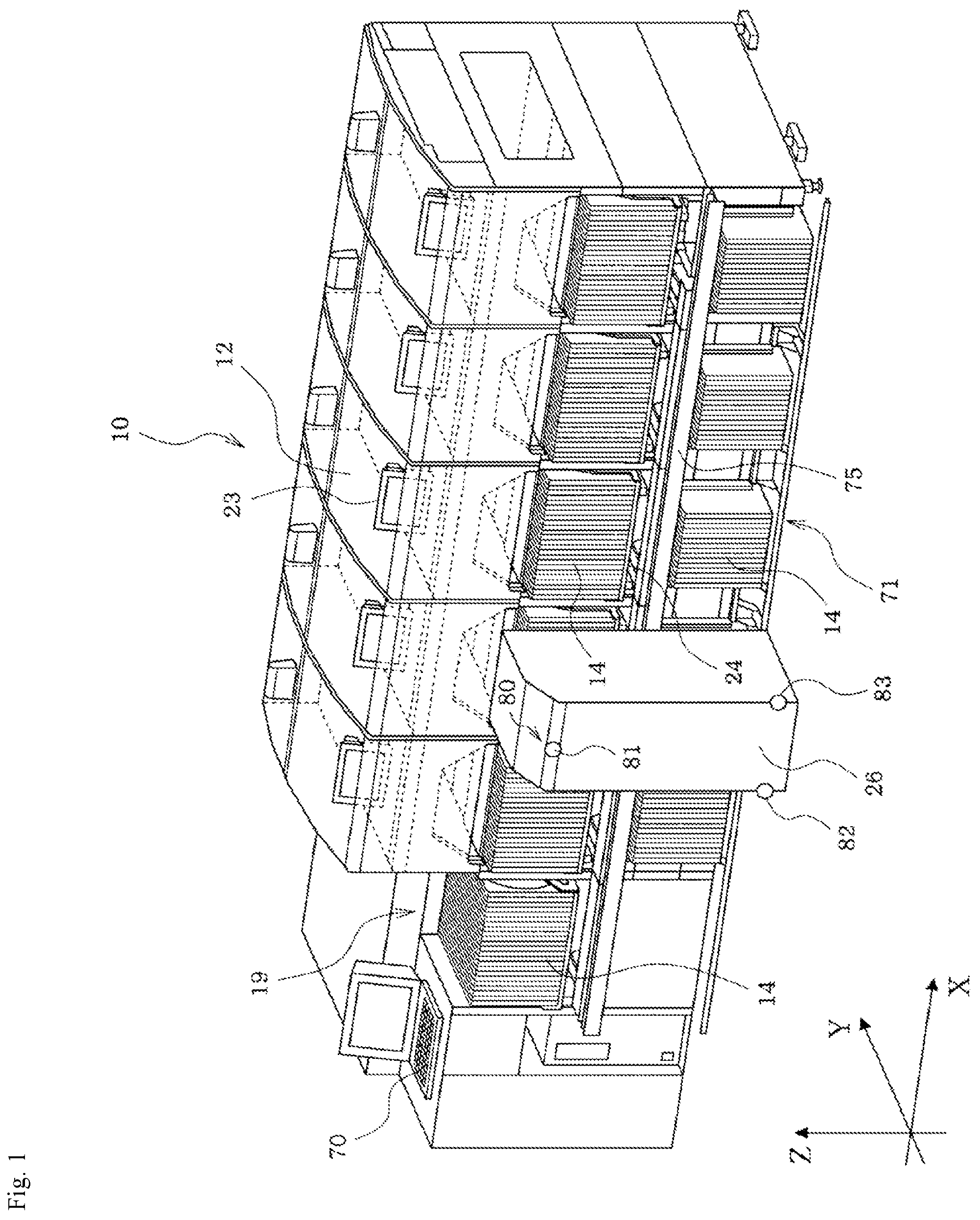 Patent US12120825 — Periphery monitoring device — Figure 1