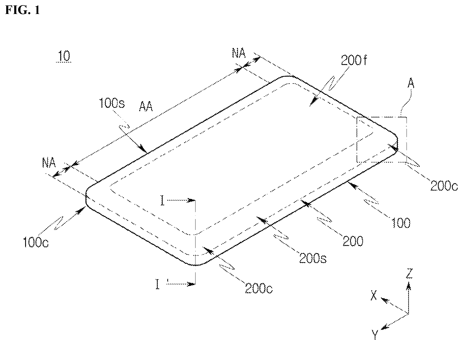 Patent US12120835 — Display apparatus — Figure 1