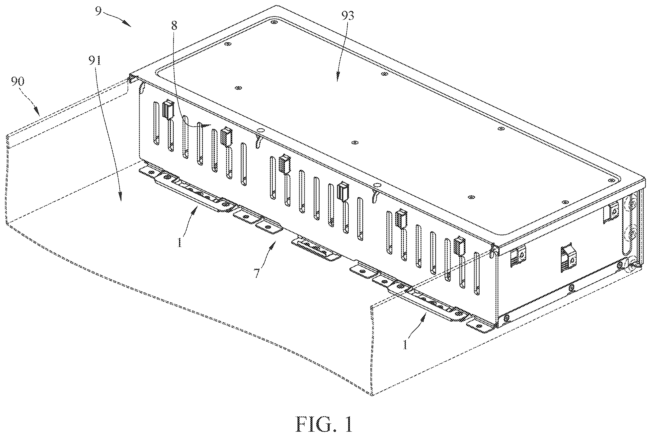 Patent US12120839 — Casing assembly and electronic device including the same — Figure 1