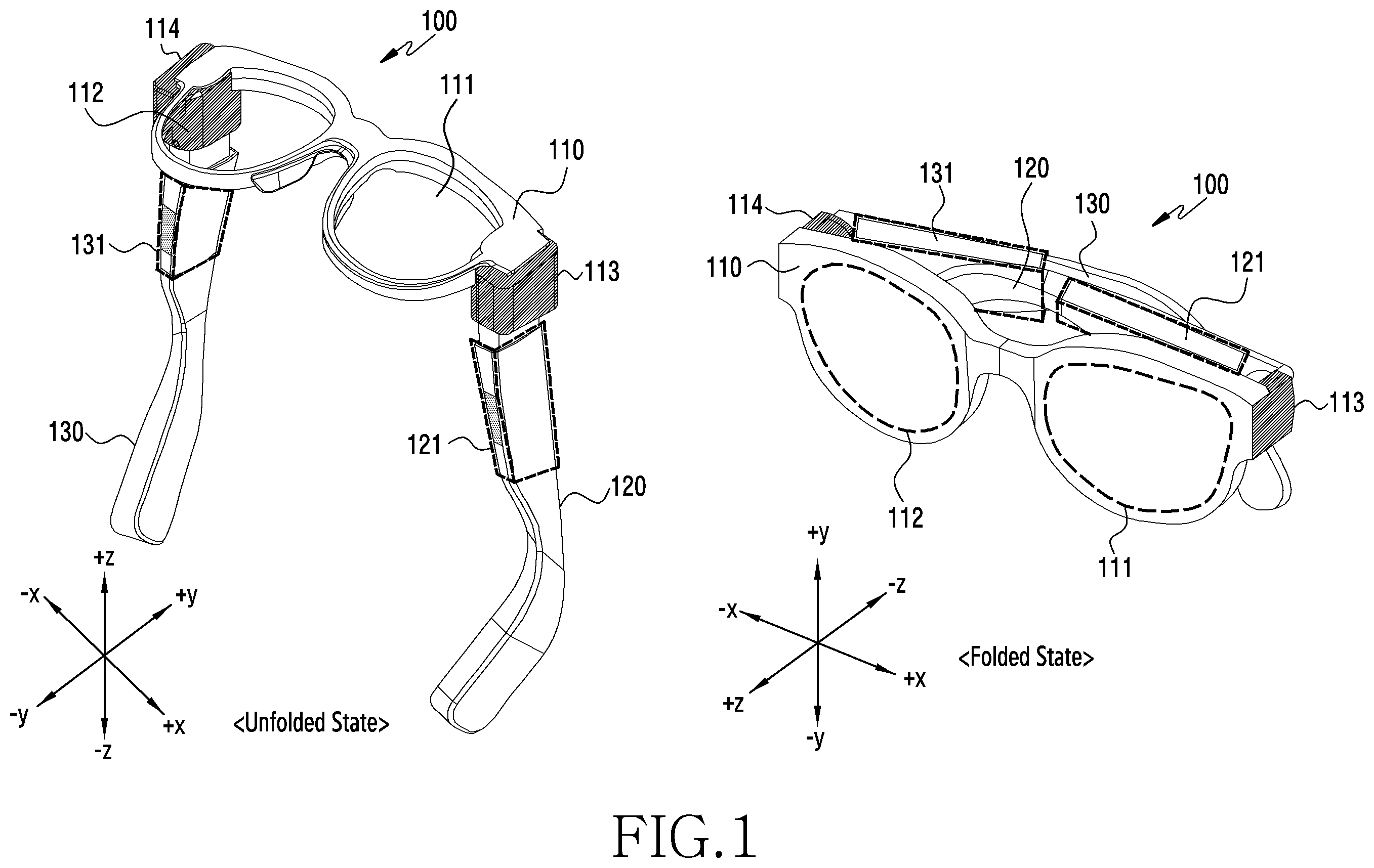 Patent US12120853 — Electronic device including heat dissipation structure — Figure 1
