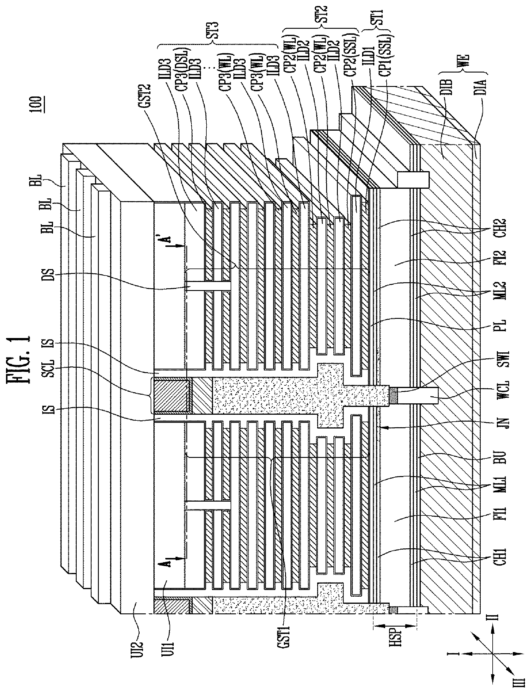 Patent US12120879 — Semiconductor device and manufacturing method of semiconductor device — Figure 1