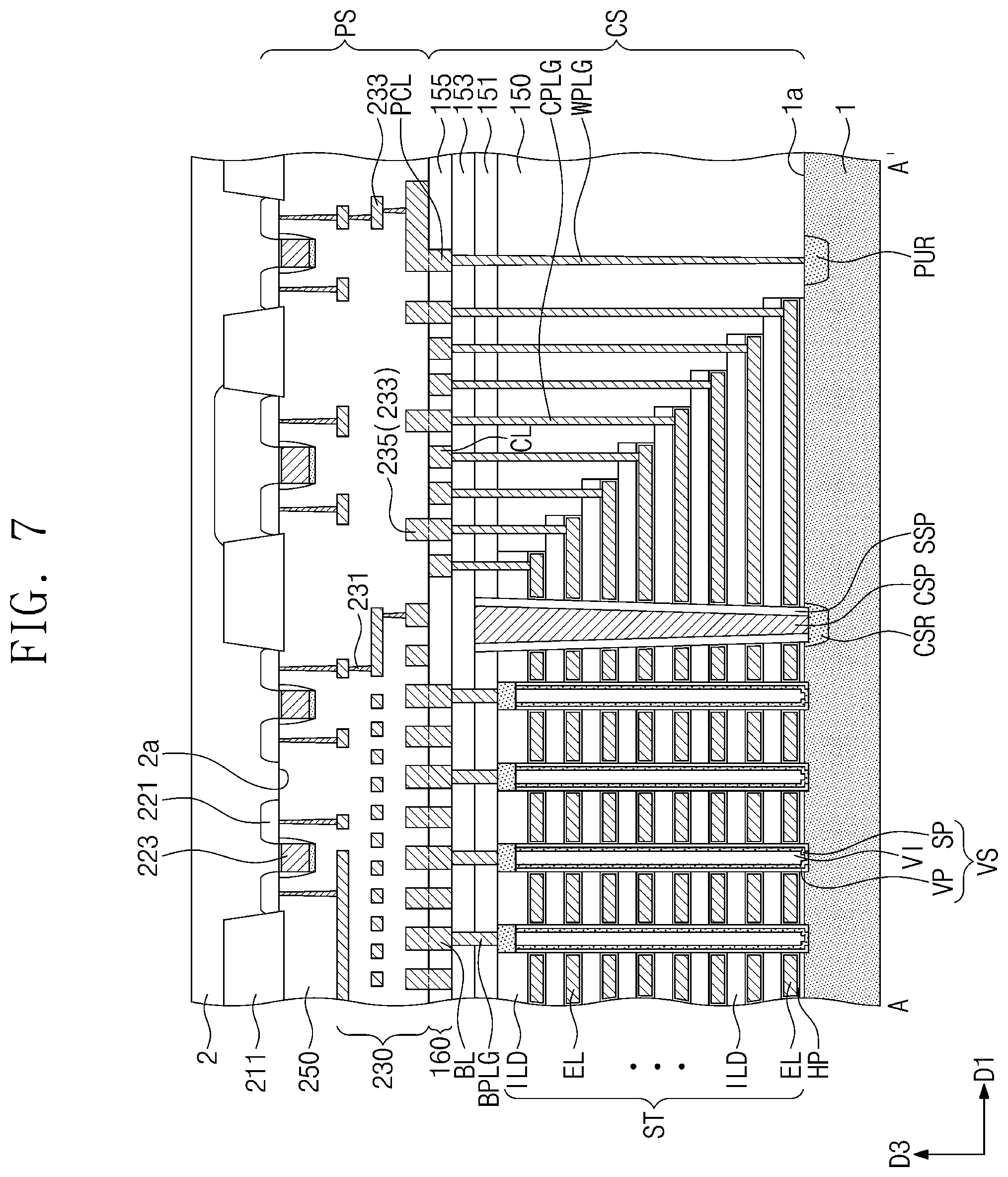 Patent US12120881 Figure 9 – Three-dimensional semiconductor devices