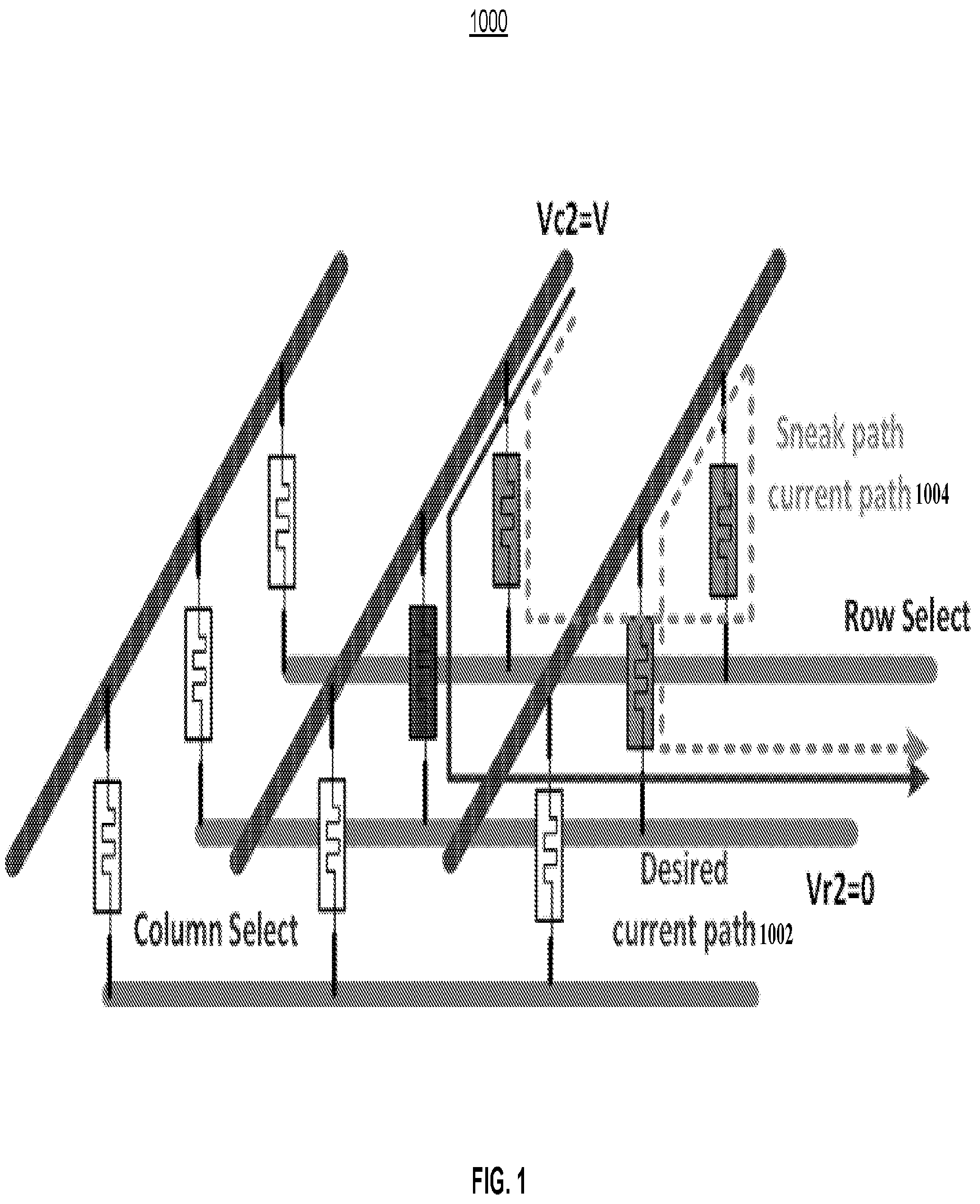 Patent US12120887 — Increasing selector surface area in crossbar array circuits — Figure 1