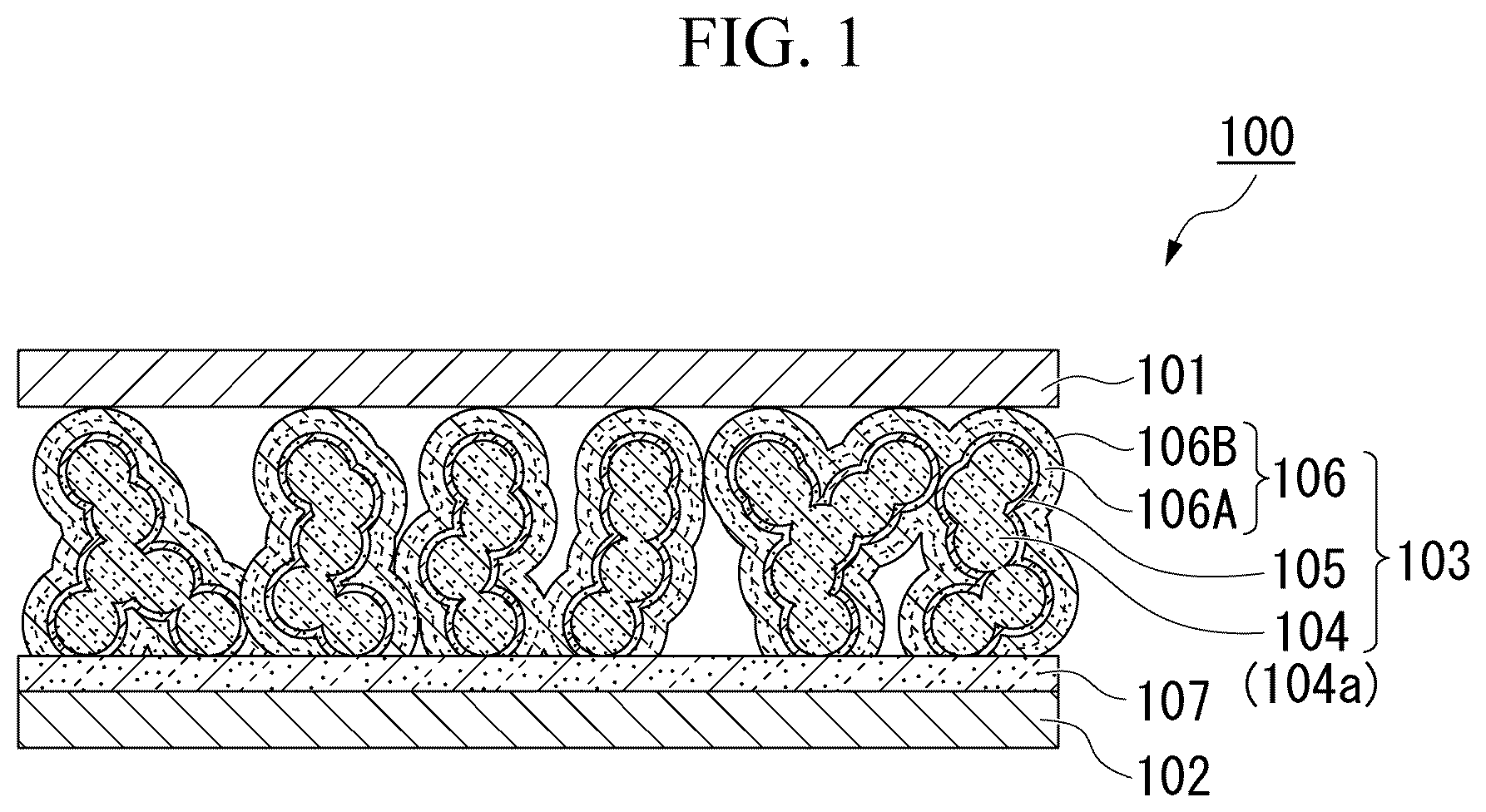 Patent US12120891 — Photoelectric conversion element, photoelectric conversion device, photoelectric conversion element precursor, light detection method, and production method for photoelectric conversion element — Figure 1