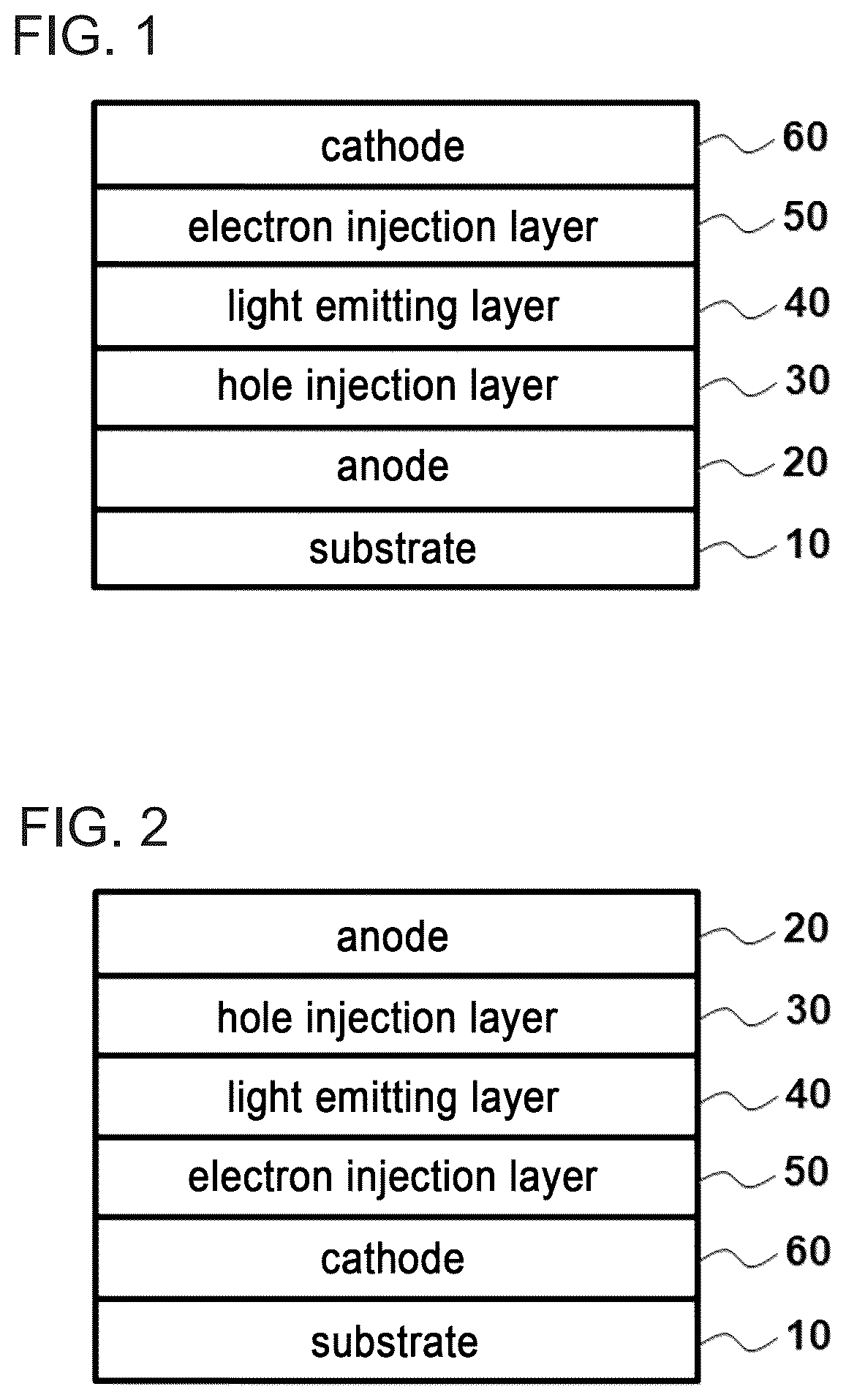Patent US12120899 — Light emitting device comprising perovskite charge transport layer and manufacturing method thereof — Figure 1