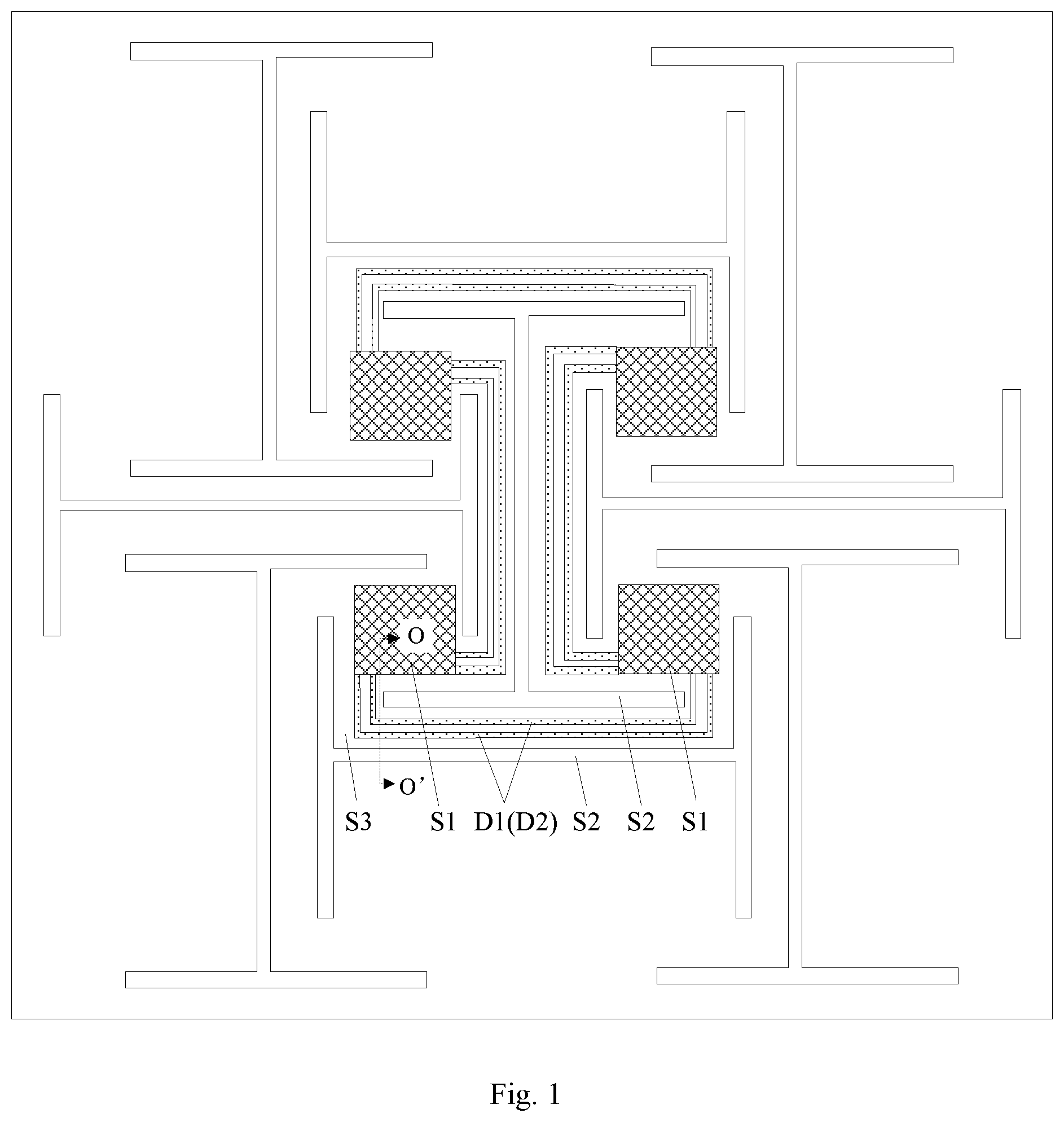 Patent US12120906 Figure 1 – Display substrate, display device, and method for manufacturing display substrate