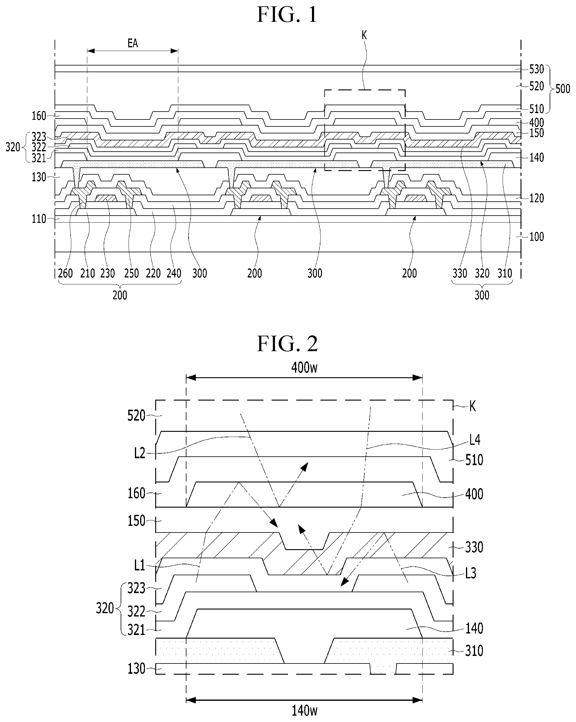 Patent US12120908 — Display apparatus having a light-emitting device and a bank insulating layer — Figure 1