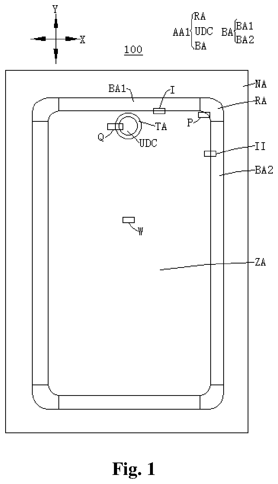 Patent US12120913 — Display panel and display apparatus — Figure 1