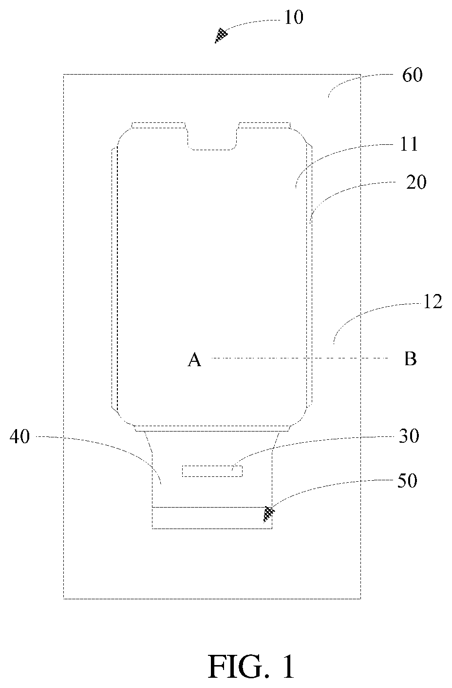 Patent US12120923 — Display device and method for manufacturing same — Figure 1