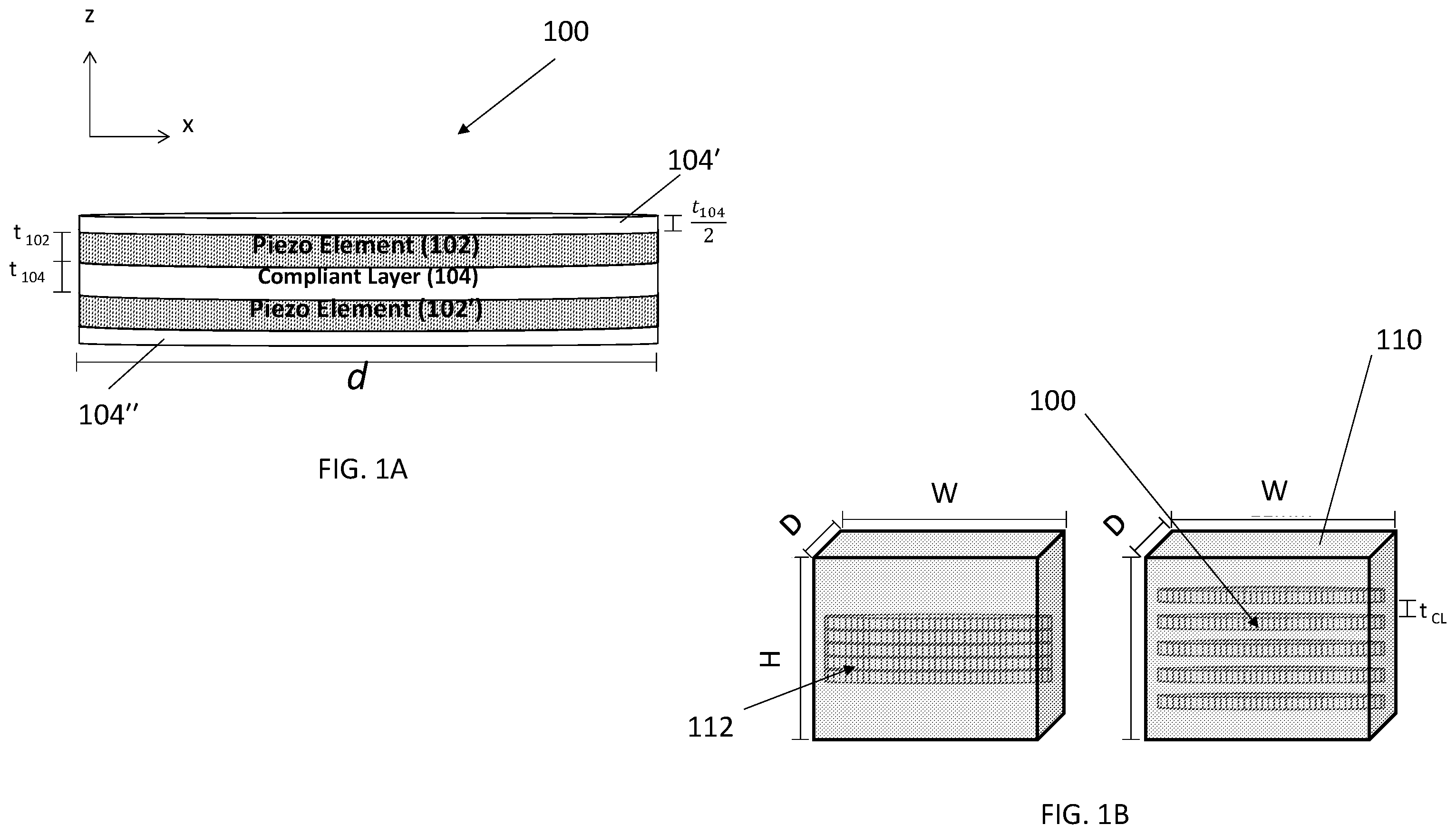 Patent US12120959 — Stacked piezoelectric energy harvester — Figure 1