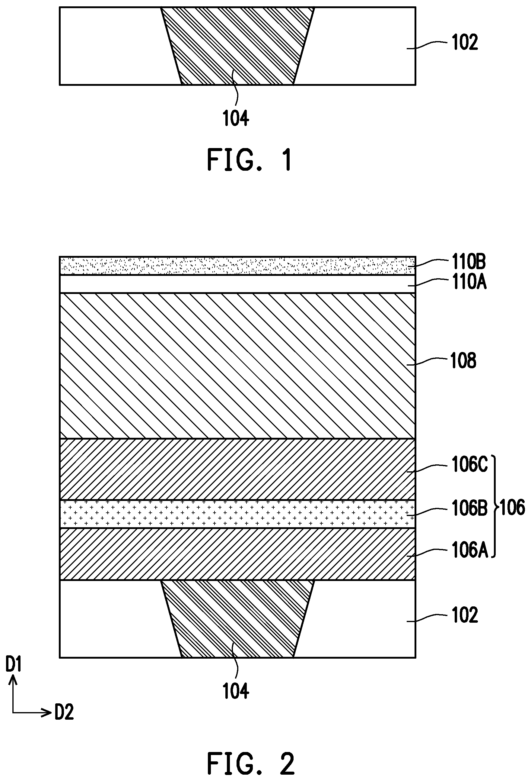 Patent US12120968 Figure 1 – Semiconductor device, memory cell including connecting structure having base portion and pillar portion, and method of forming the same
