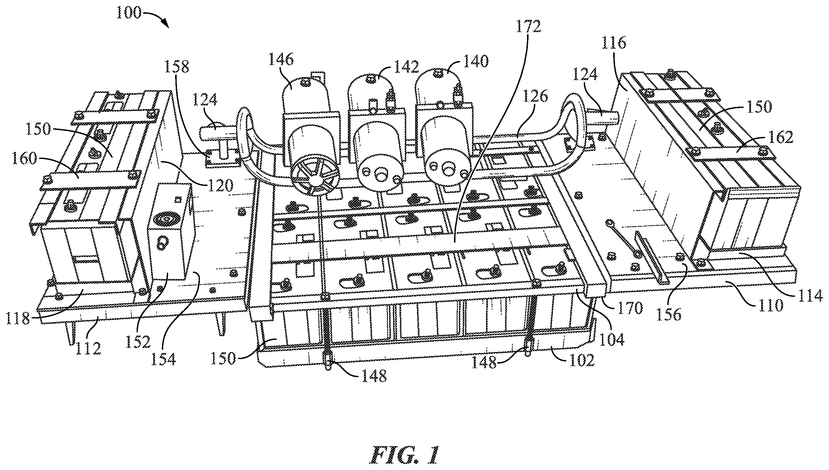 Patent US12126039 — Battery placement rack — Figure 1