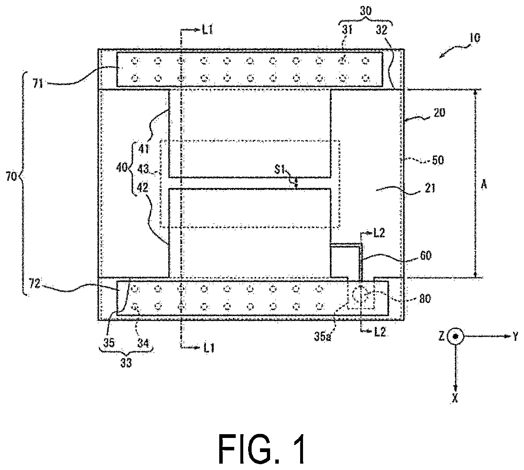 Patent US12126097 — Antenna, wireless communication module, and wireless communication device — Figure 1