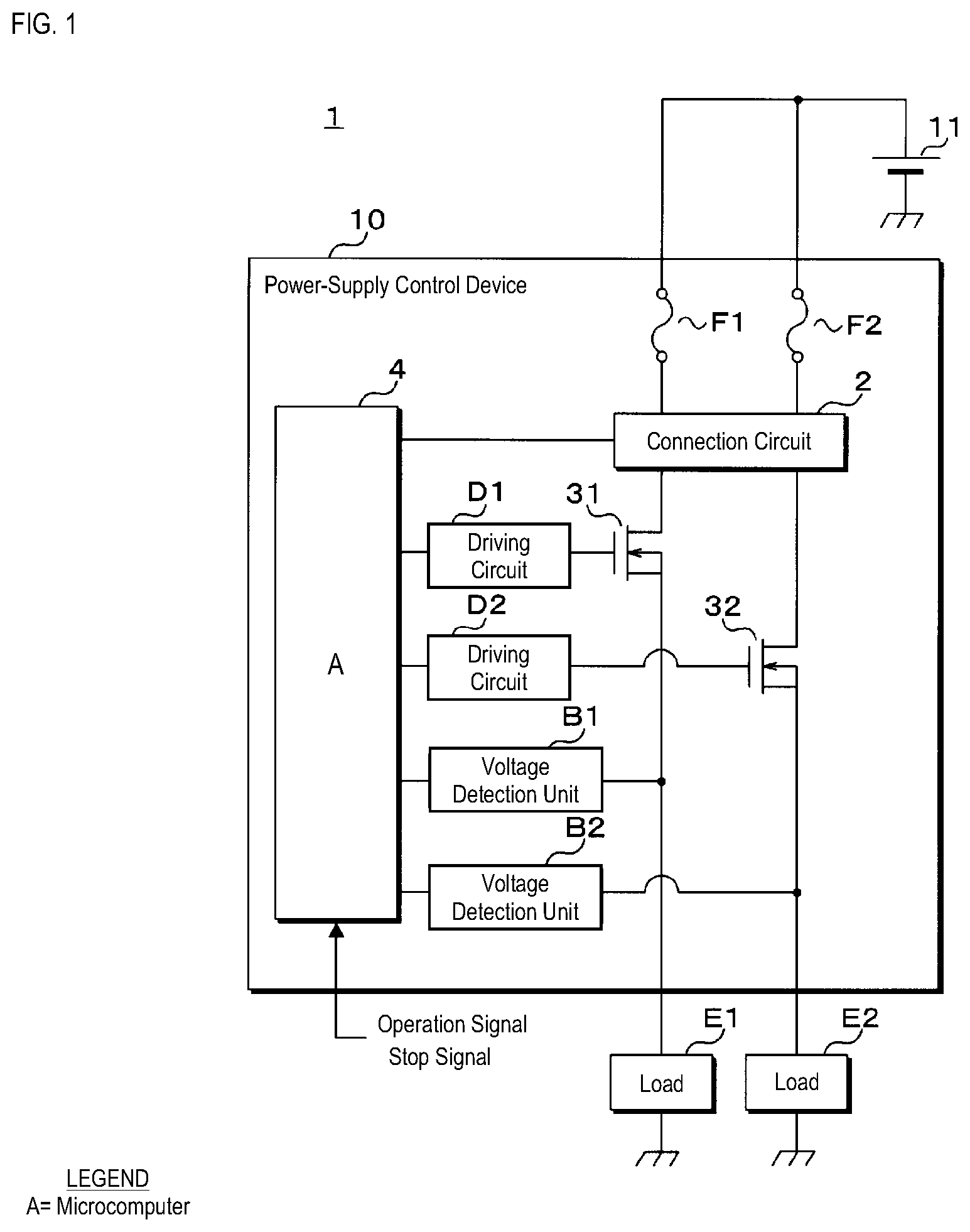 Patent US12126164 — Power-supply control device, blowing method, and computer program — Figure 1
