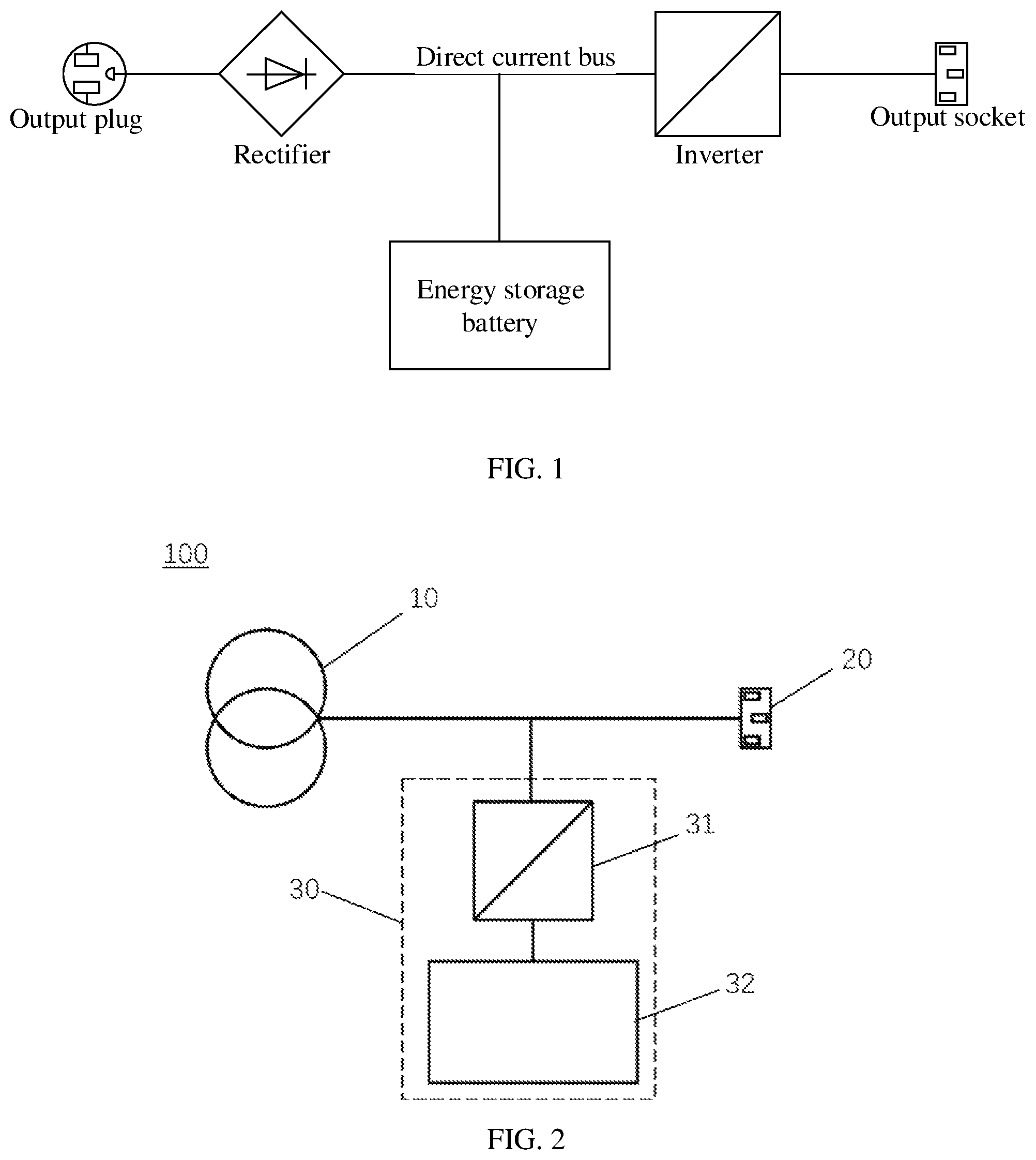 Patent US12126175 — Power supply control system and control method thereof — Figure 1